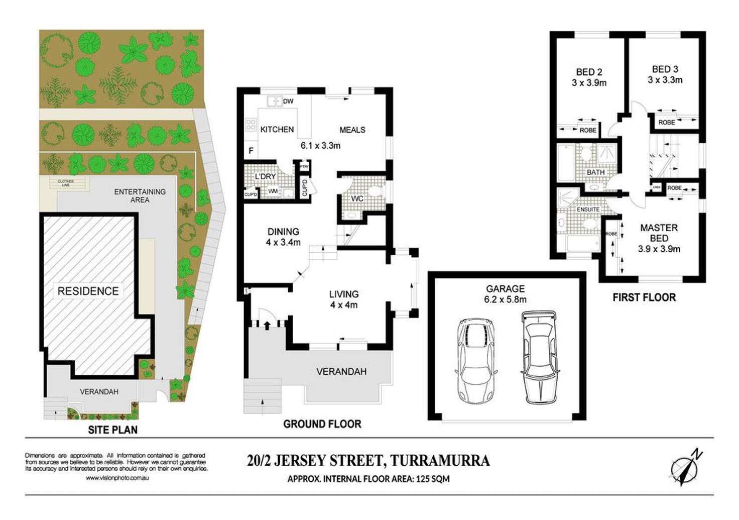 Floorplan of Homely apartment listing, 20/2 Jersey Street, Turramurra NSW 2074