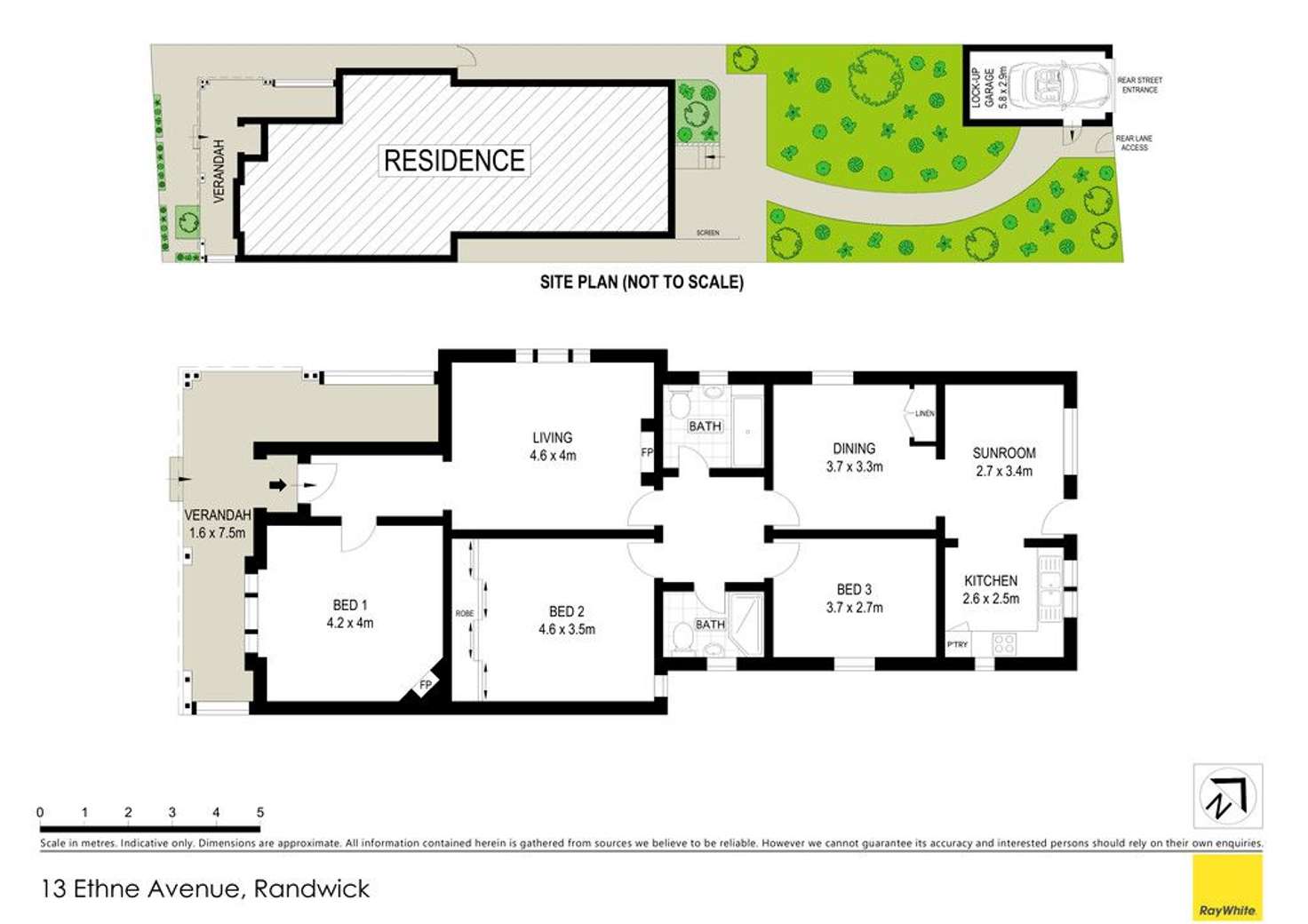 Floorplan of Homely house listing, 13 Ethne Avenue, Randwick NSW 2031