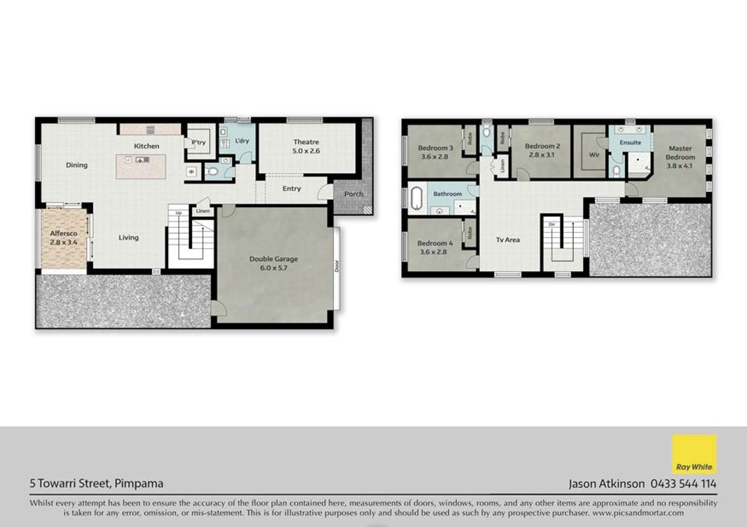Floorplan of Homely house listing, 5 Towarri Street, Pimpama QLD 4209