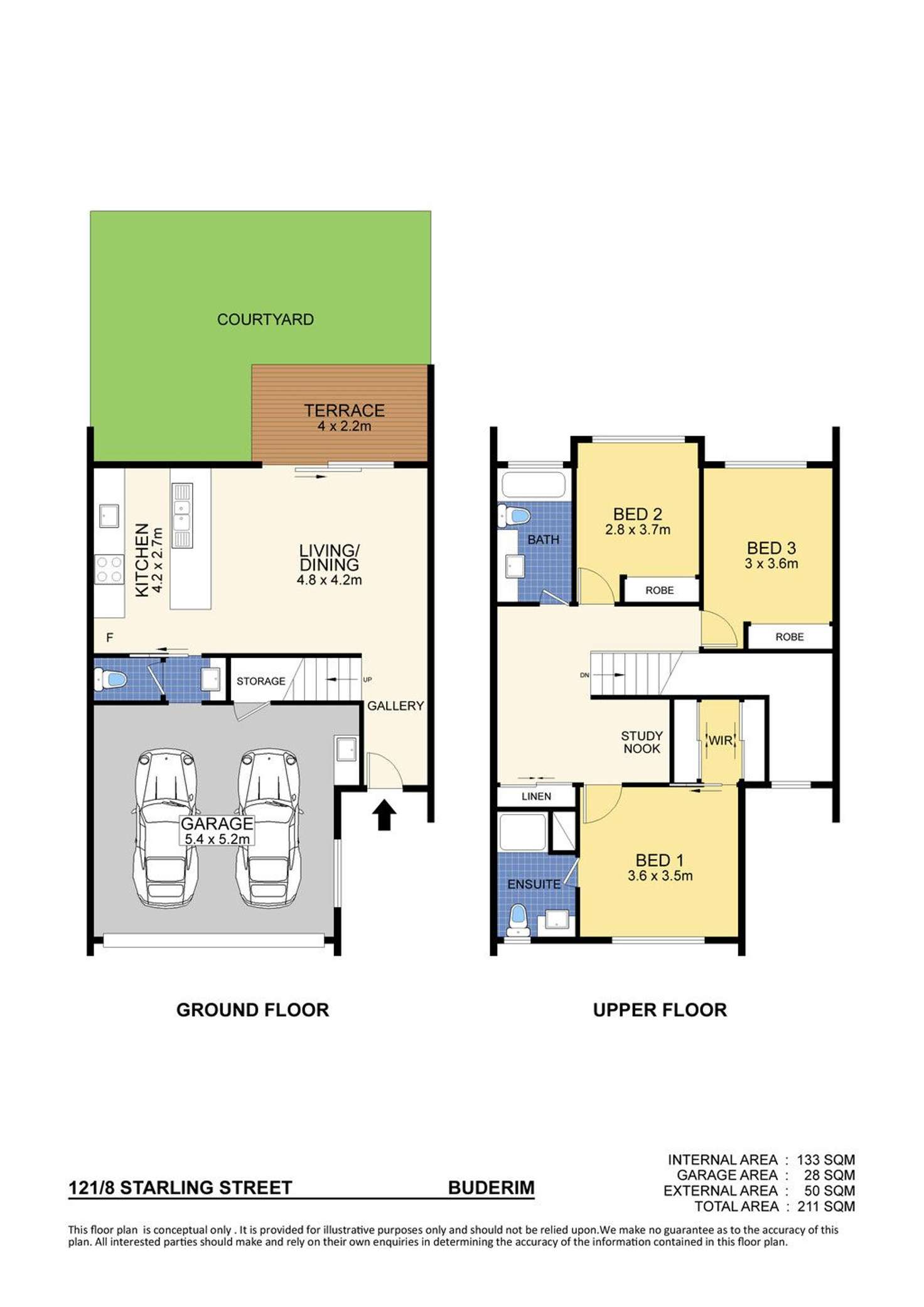 Floorplan of Homely unit listing, 121/8 Starling Street, Buderim QLD 4556