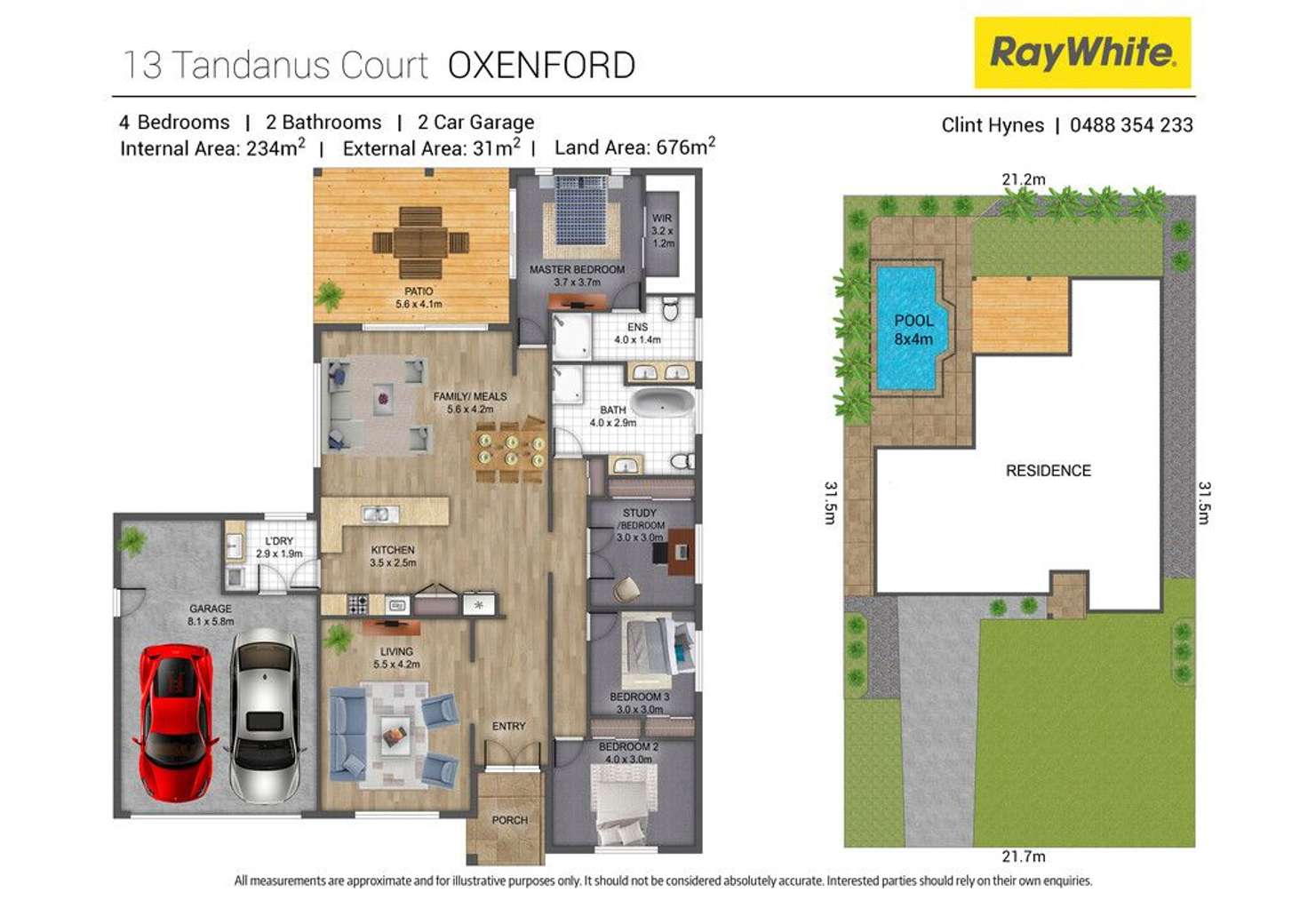 Floorplan of Homely house listing, 13 Tandanus Court, Oxenford QLD 4210