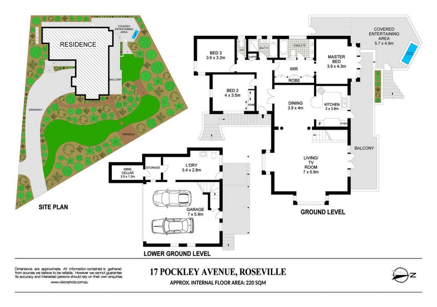 Floorplan of Homely house listing, 17 Pockley Avenue, Roseville NSW 2069