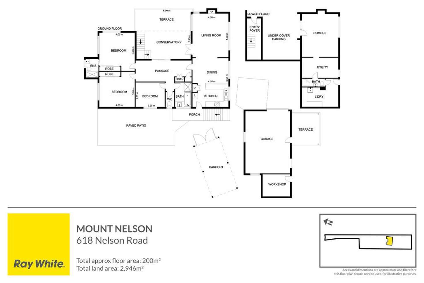 Floorplan of Homely house listing, 618 Nelson Road, Mount Nelson TAS 7007