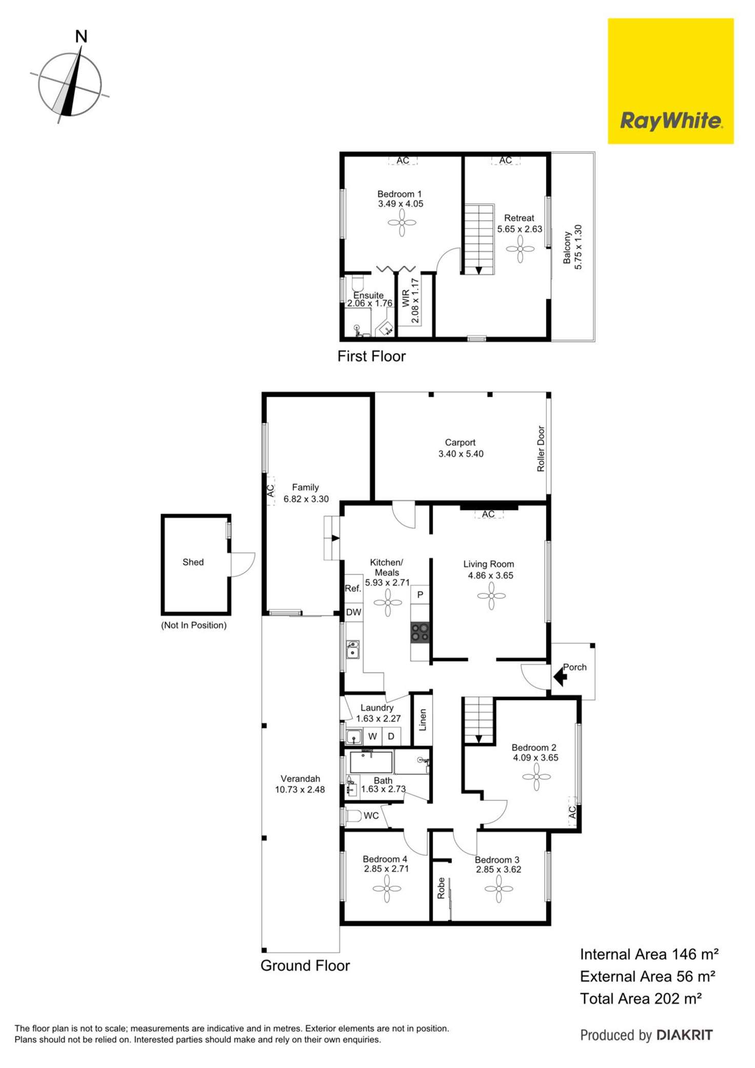 Floorplan of Homely house listing, 10 Davey Street, Largs Bay SA 5016