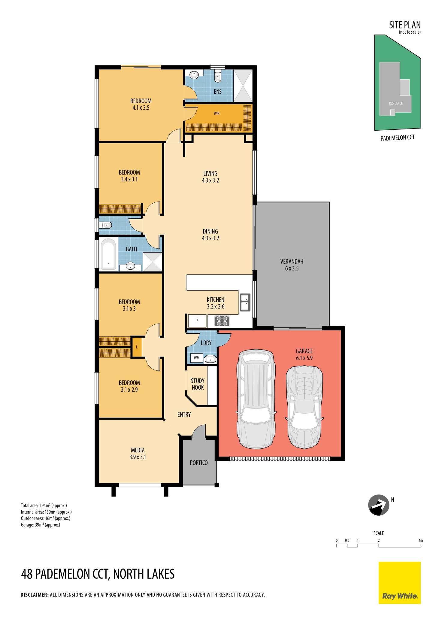 Floorplan of Homely house listing, 48 Pademelon Circuit, North Lakes QLD 4509