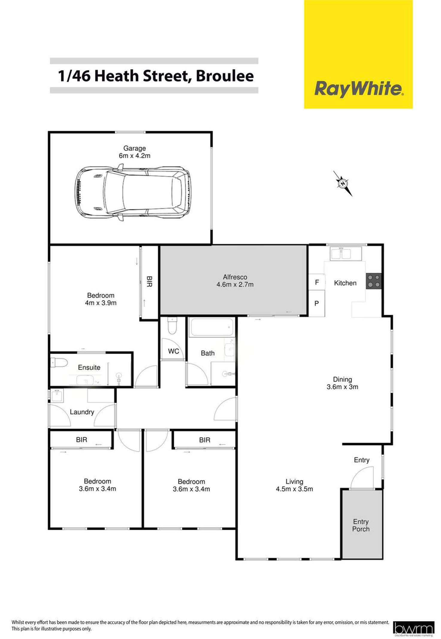 Floorplan of Homely house listing, 1/46 Heath Street, Broulee NSW 2537