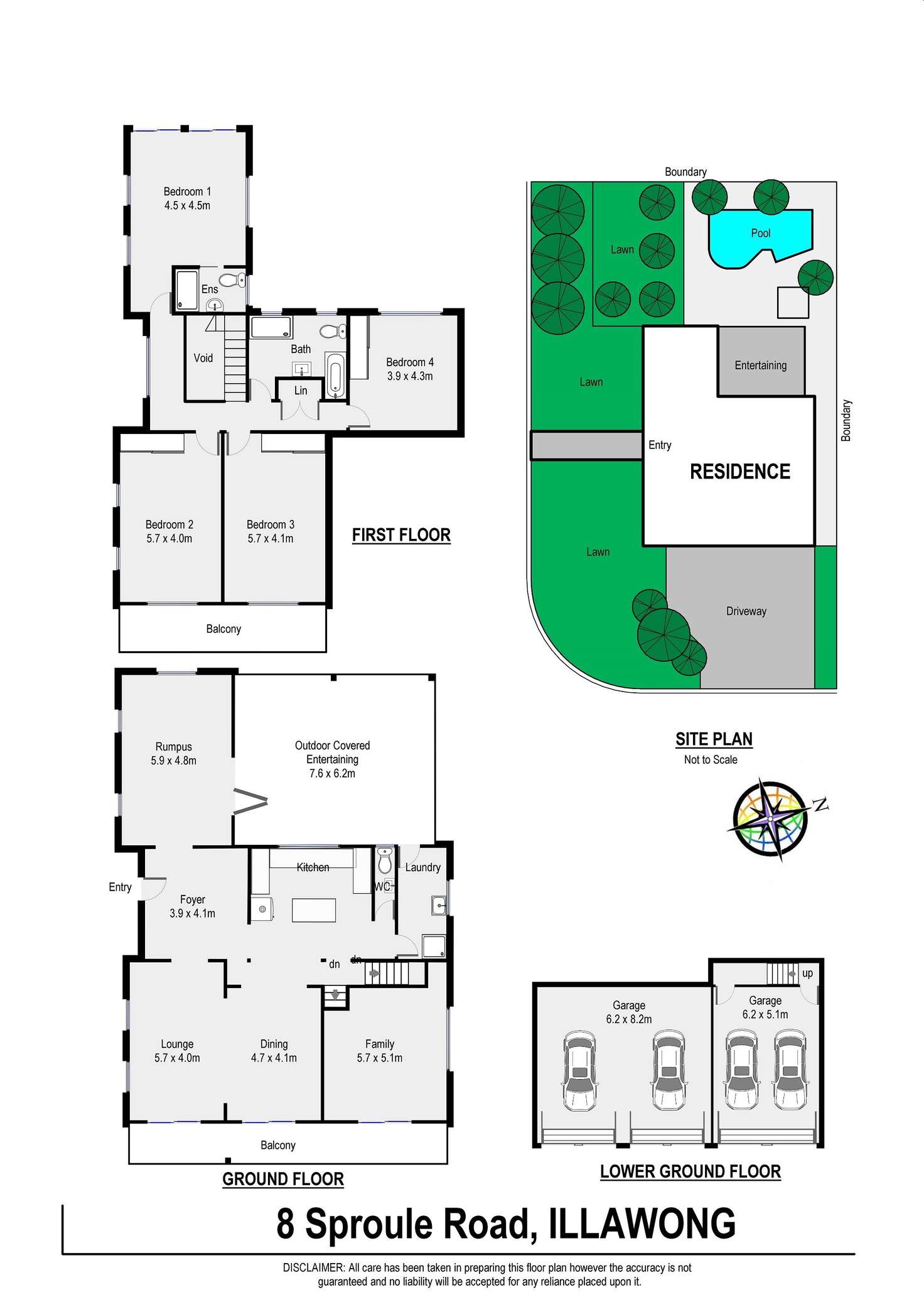 Floorplan of Homely house listing, 8 Sproule Road, Illawong NSW 2234