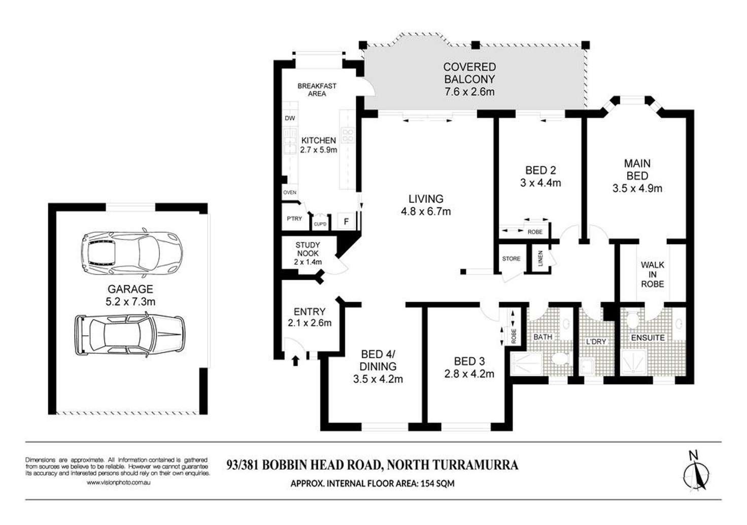 Floorplan of Homely apartment listing, 93/381 Bobbin Head Road, Turramurra NSW 2074