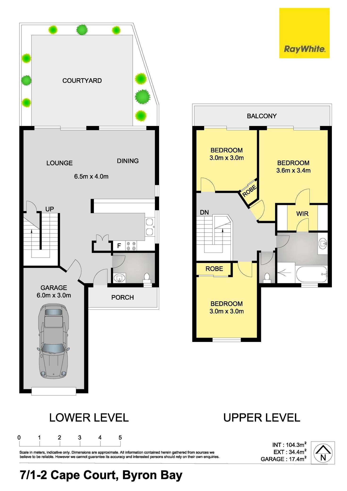 Floorplan of Homely townhouse listing, 7/1-2 Cape Court, Byron Bay NSW 2481