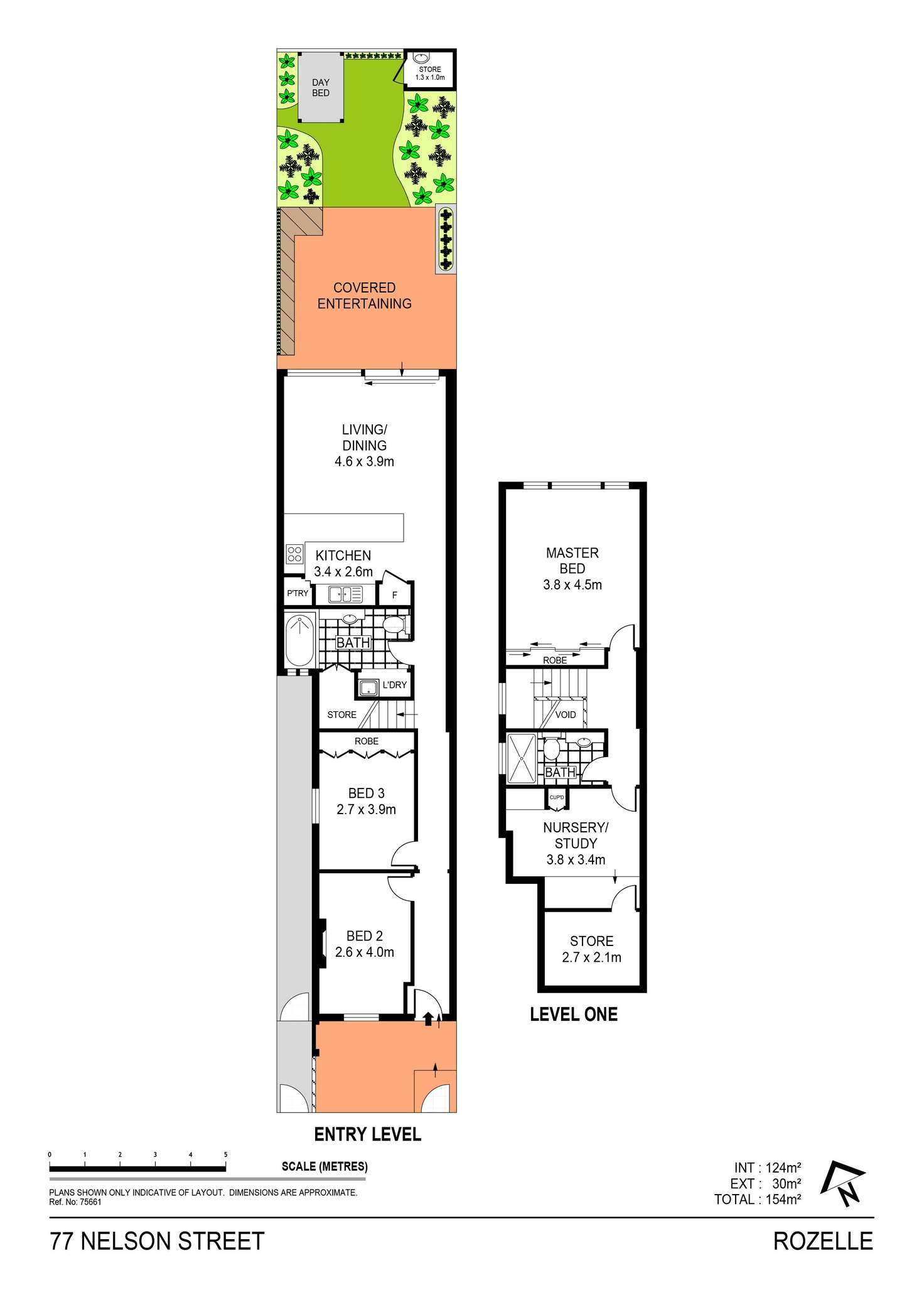Floorplan of Homely house listing, 77 Nelson Street, Rozelle NSW 2039