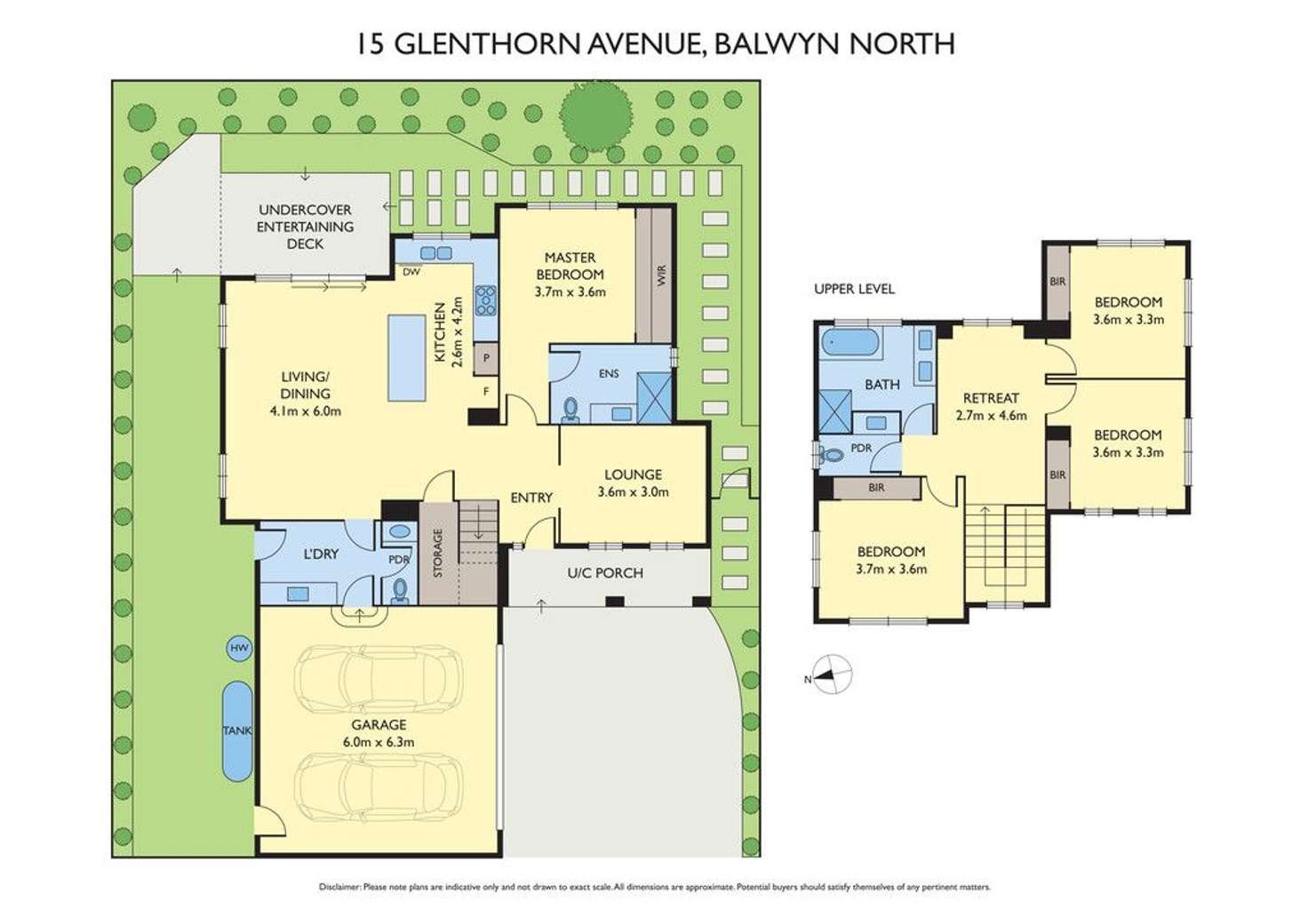 Floorplan of Homely townhouse listing, 15 Glenthorn Avenue, Balwyn North VIC 3104