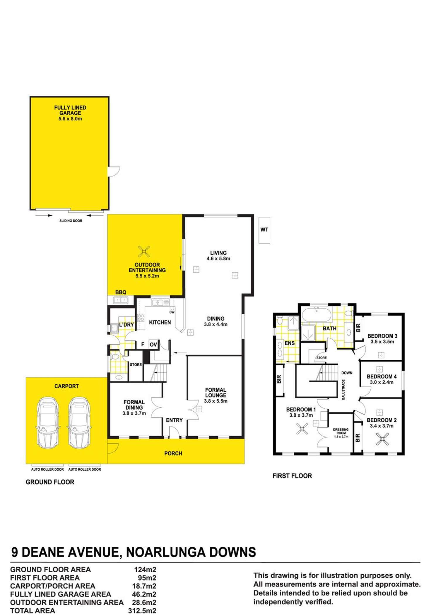 Floorplan of Homely house listing, 9 Deane Avenue, Noarlunga Downs SA 5168