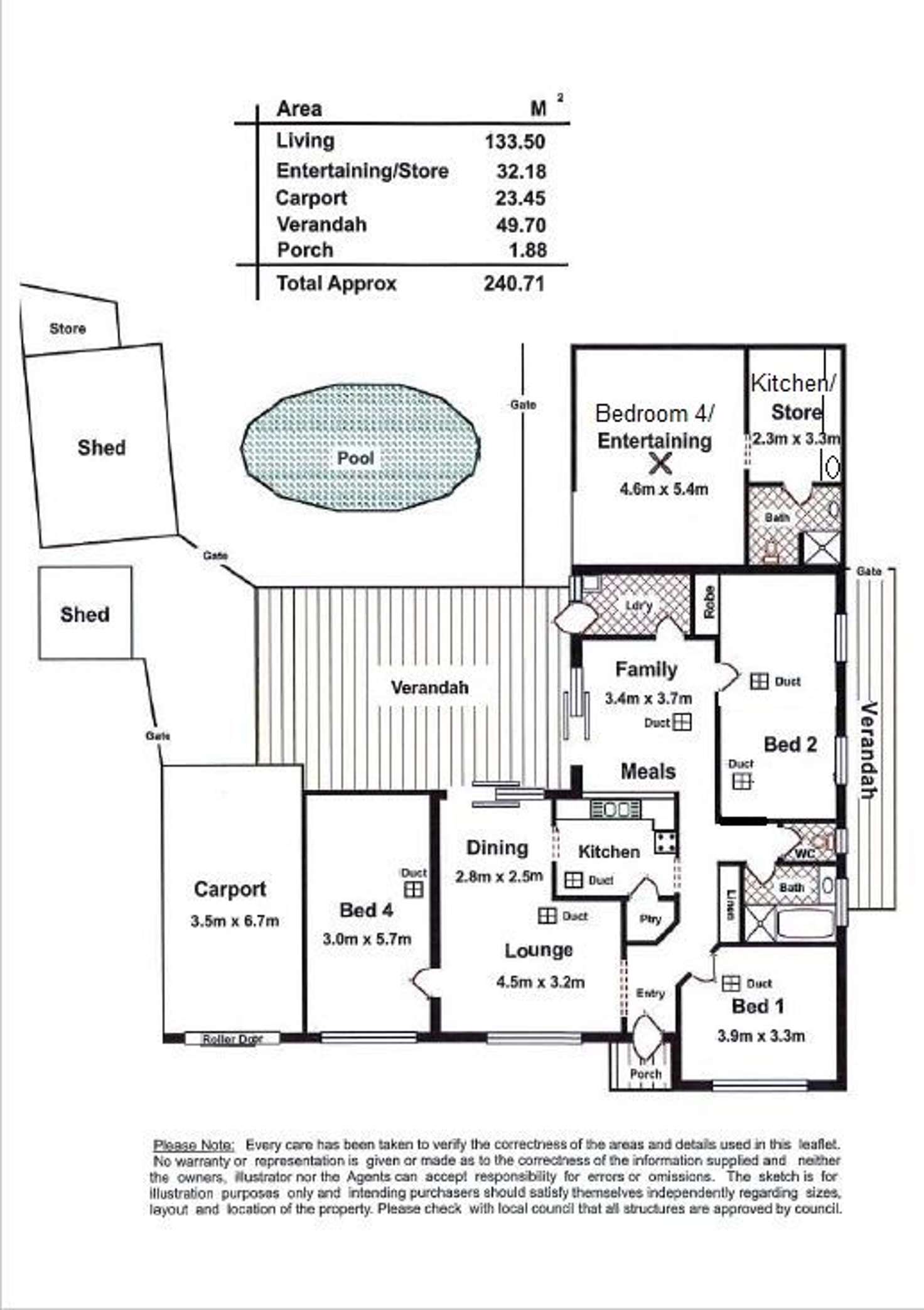 Floorplan of Homely house listing, 15 Wanita Court, Paralowie SA 5108