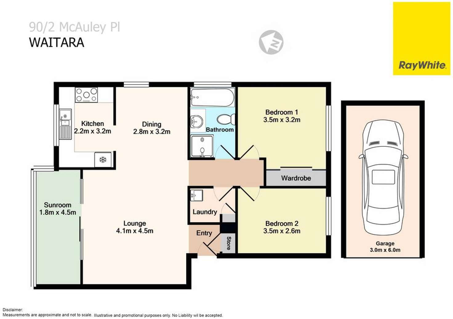 Floorplan of Homely retirement listing, 90/2 2 Mcauley Place, Waitara NSW 2077