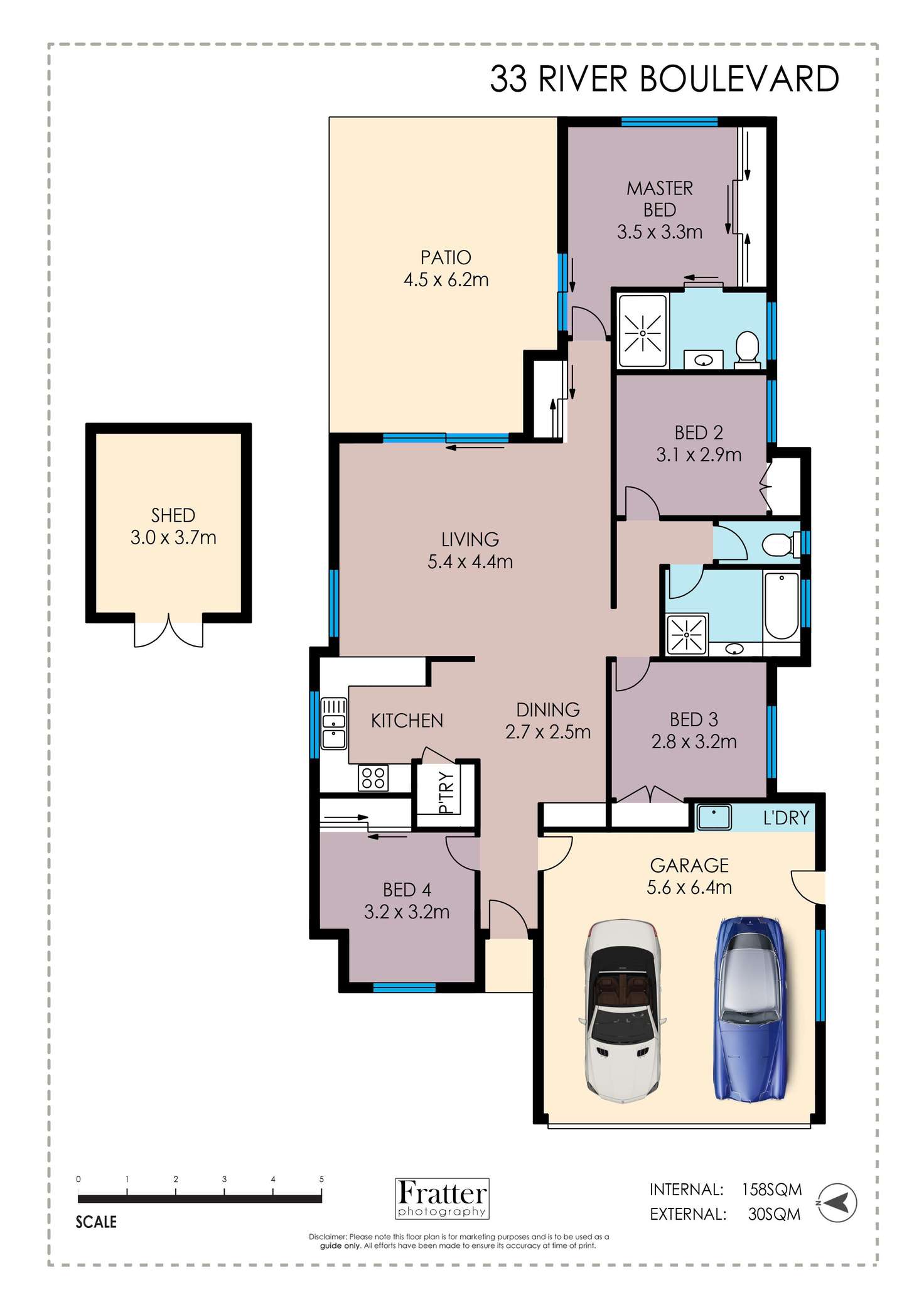 Floorplan of Homely house listing, 33 River Boulevard, Idalia QLD 4811