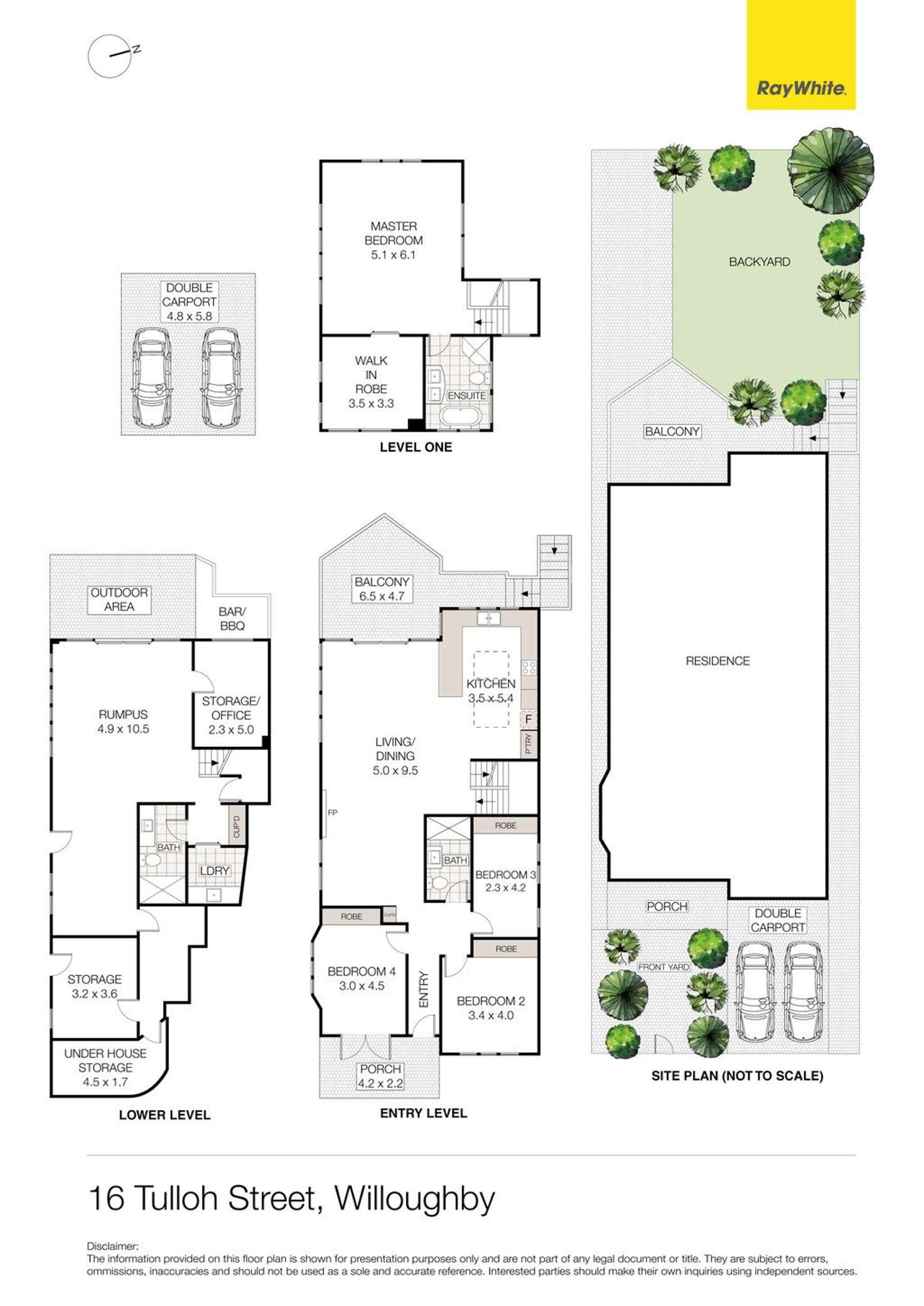 Floorplan of Homely house listing, 16 Tulloh Street, Willoughby NSW 2068