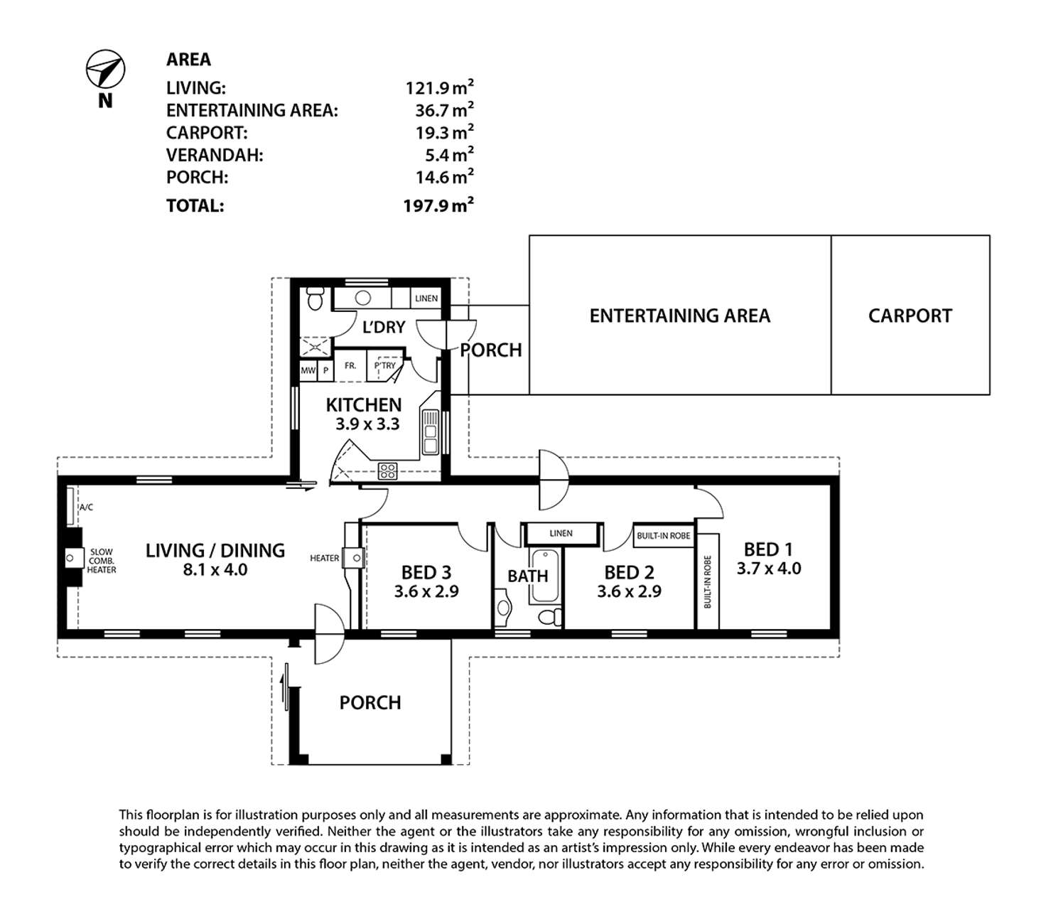 Floorplan of Homely ruralOther listing, 195 Tiers Road, Woodside SA 5244