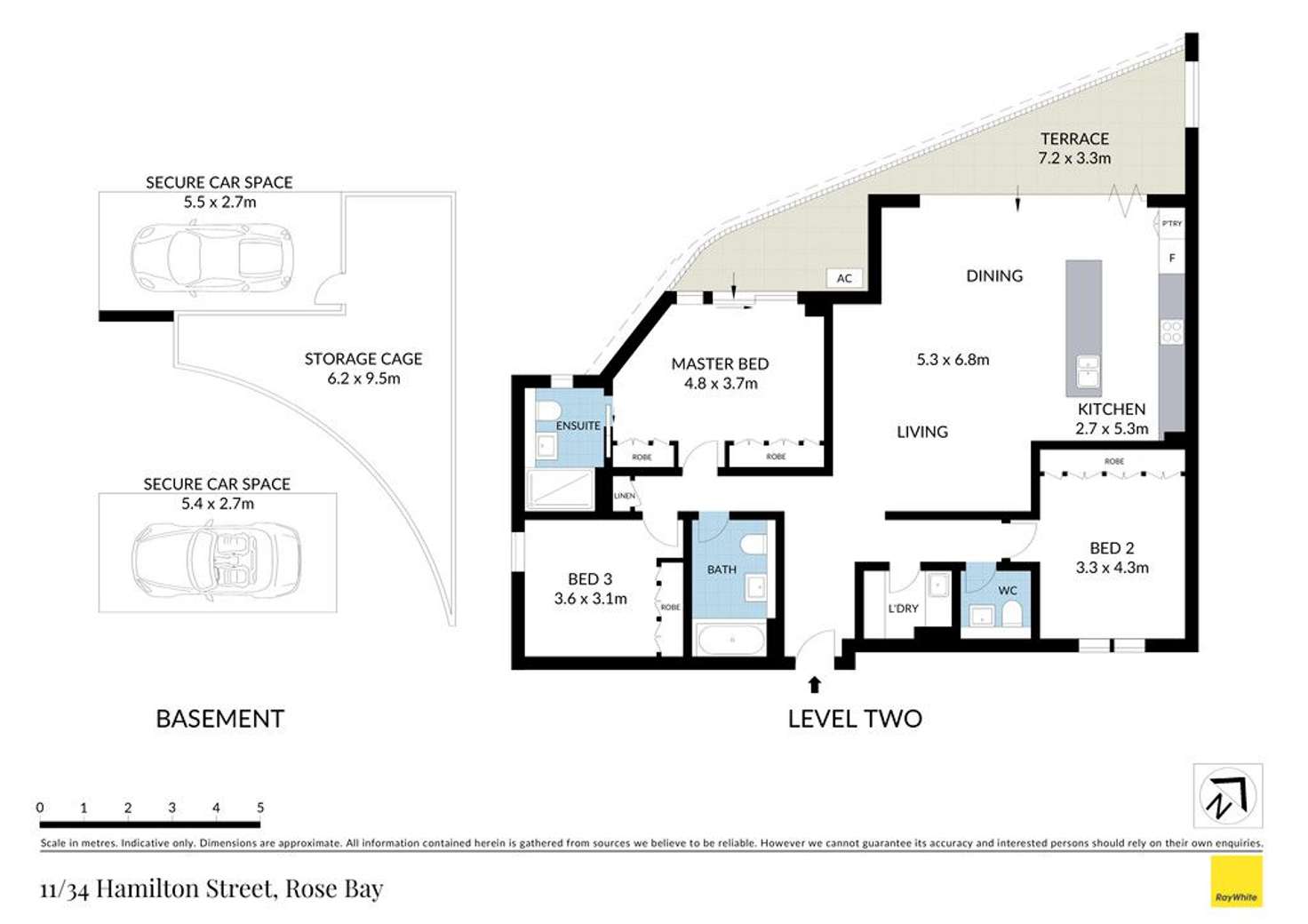 Floorplan of Homely apartment listing, 11/34 Hamilton Street, Rose Bay NSW 2029