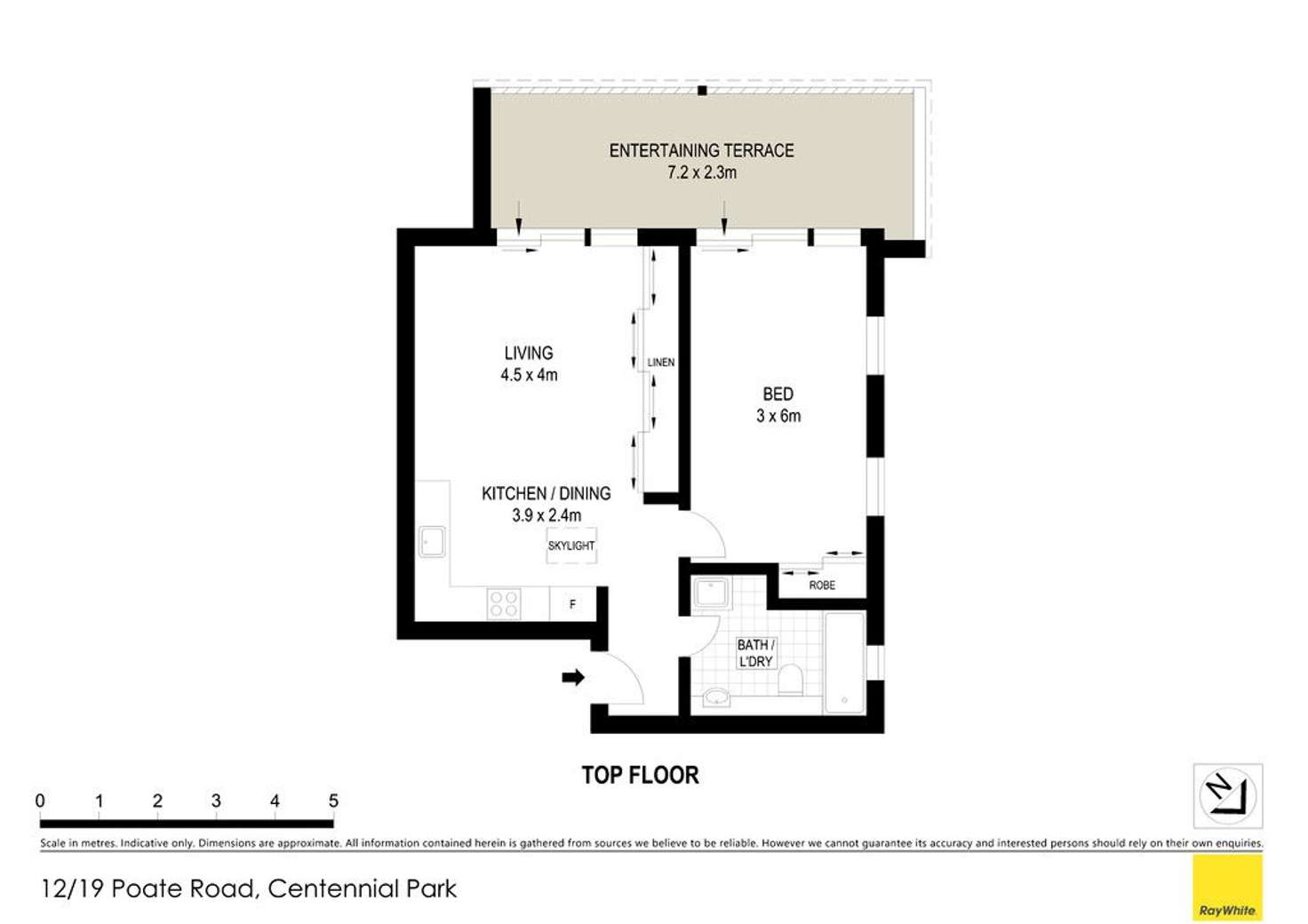 Floorplan of Homely apartment listing, 12/19 Poate Road, Centennial Park NSW 2021