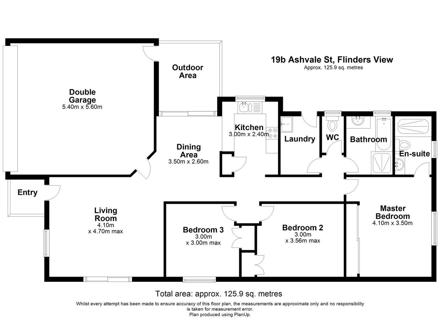 Floorplan of Homely semiDetached listing, 19B Ashvale Street, Flinders View QLD 4305