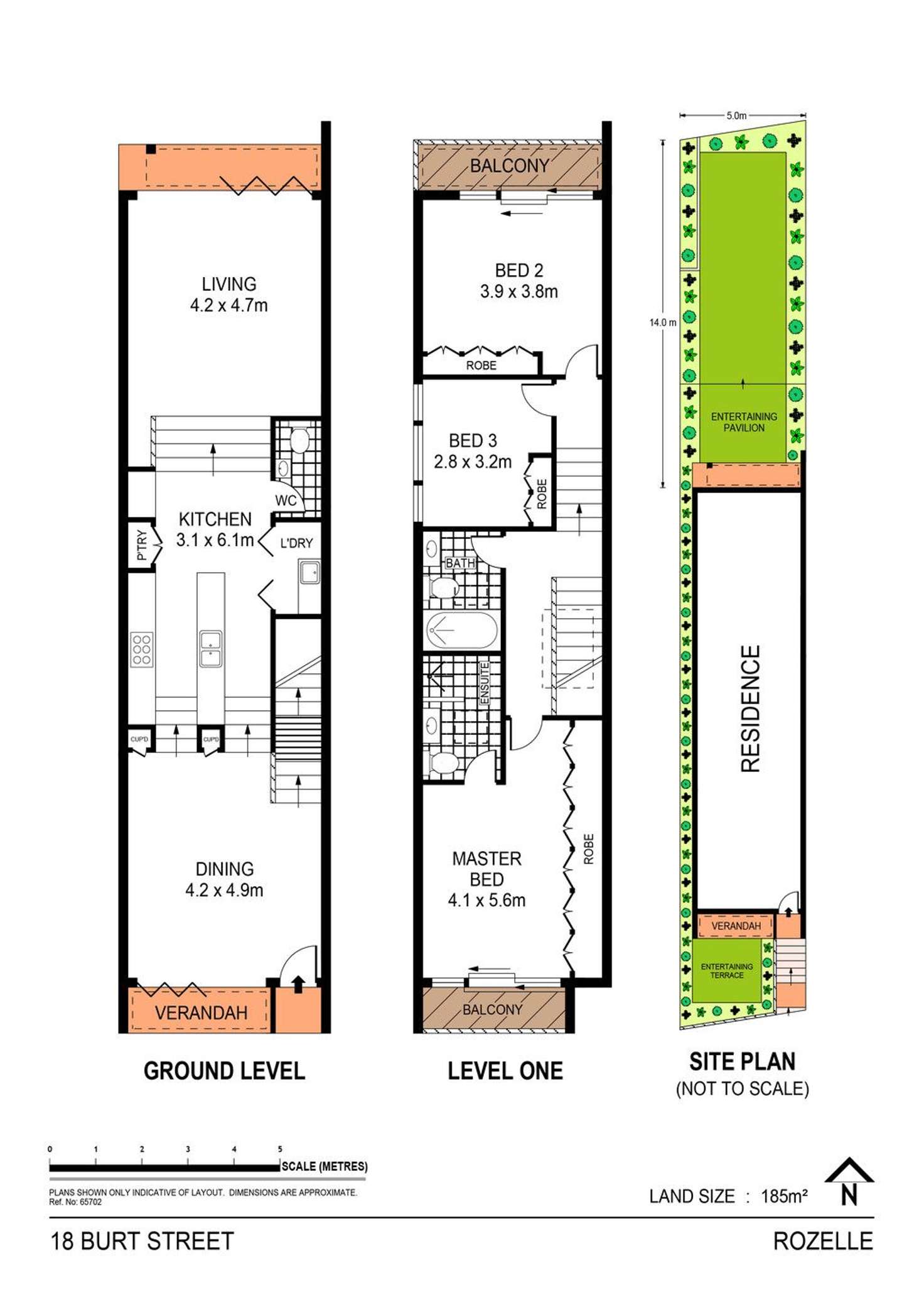 Floorplan of Homely house listing, 18A Burt Street, Rozelle NSW 2039