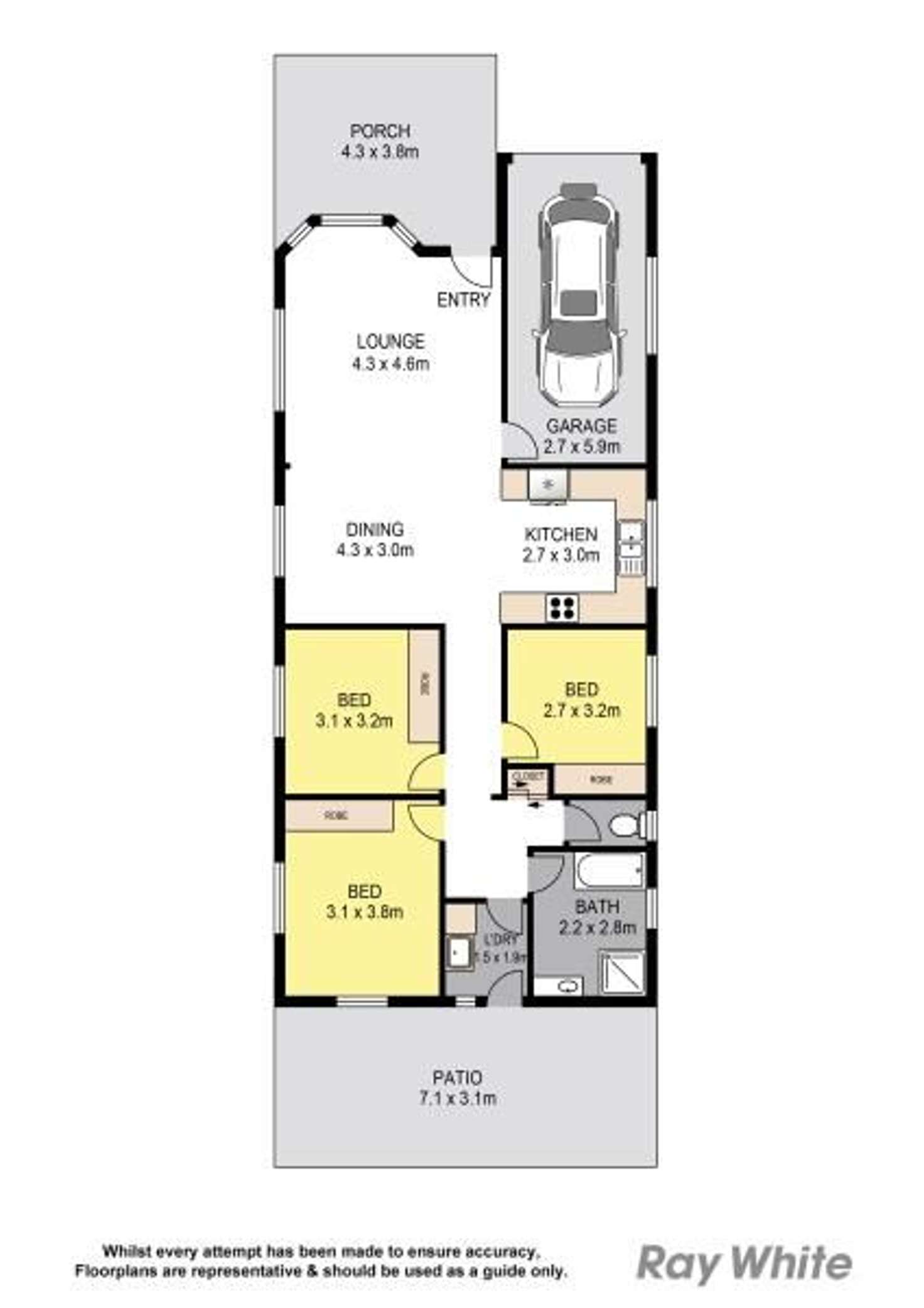 Floorplan of Homely house listing, 87 Staghorn Street, Enoggera QLD 4051