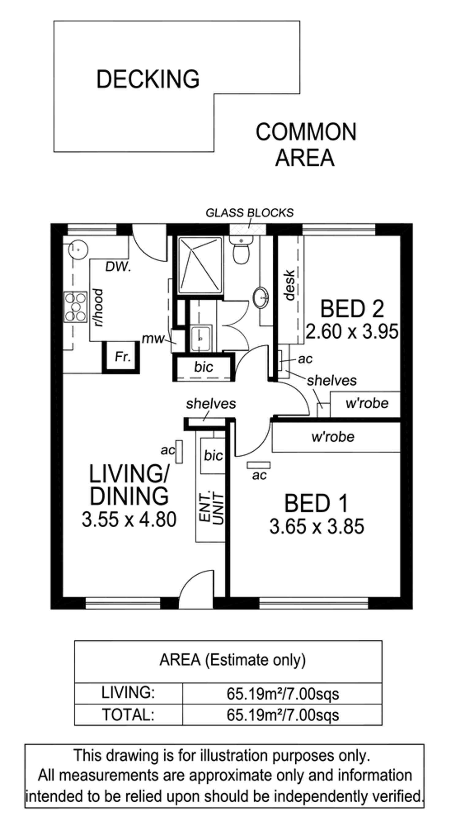 Floorplan of Homely unit listing, 12 & 13/2 Emerson Road, Black Forest SA 5035