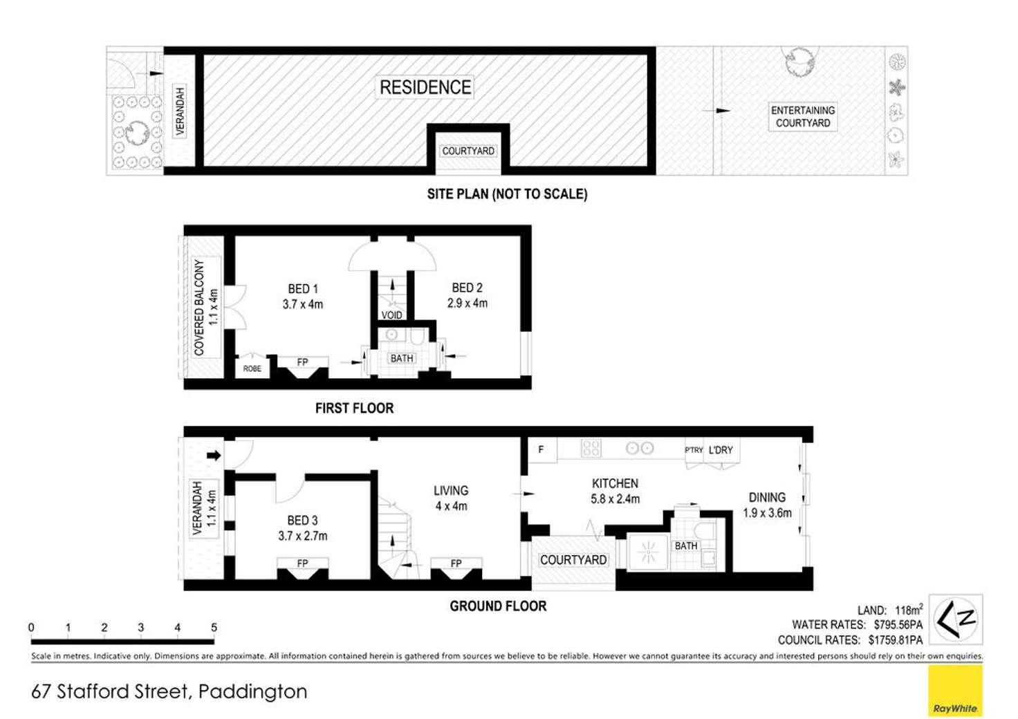 Floorplan of Homely house listing, 67 Stafford Street, Paddington NSW 2021