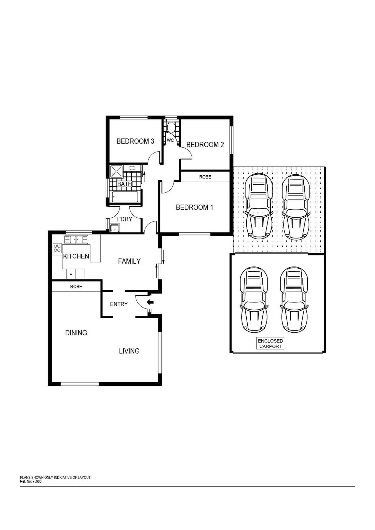 Floorplan of Homely house listing, 11 Hamlet Place, Florey ACT 2615