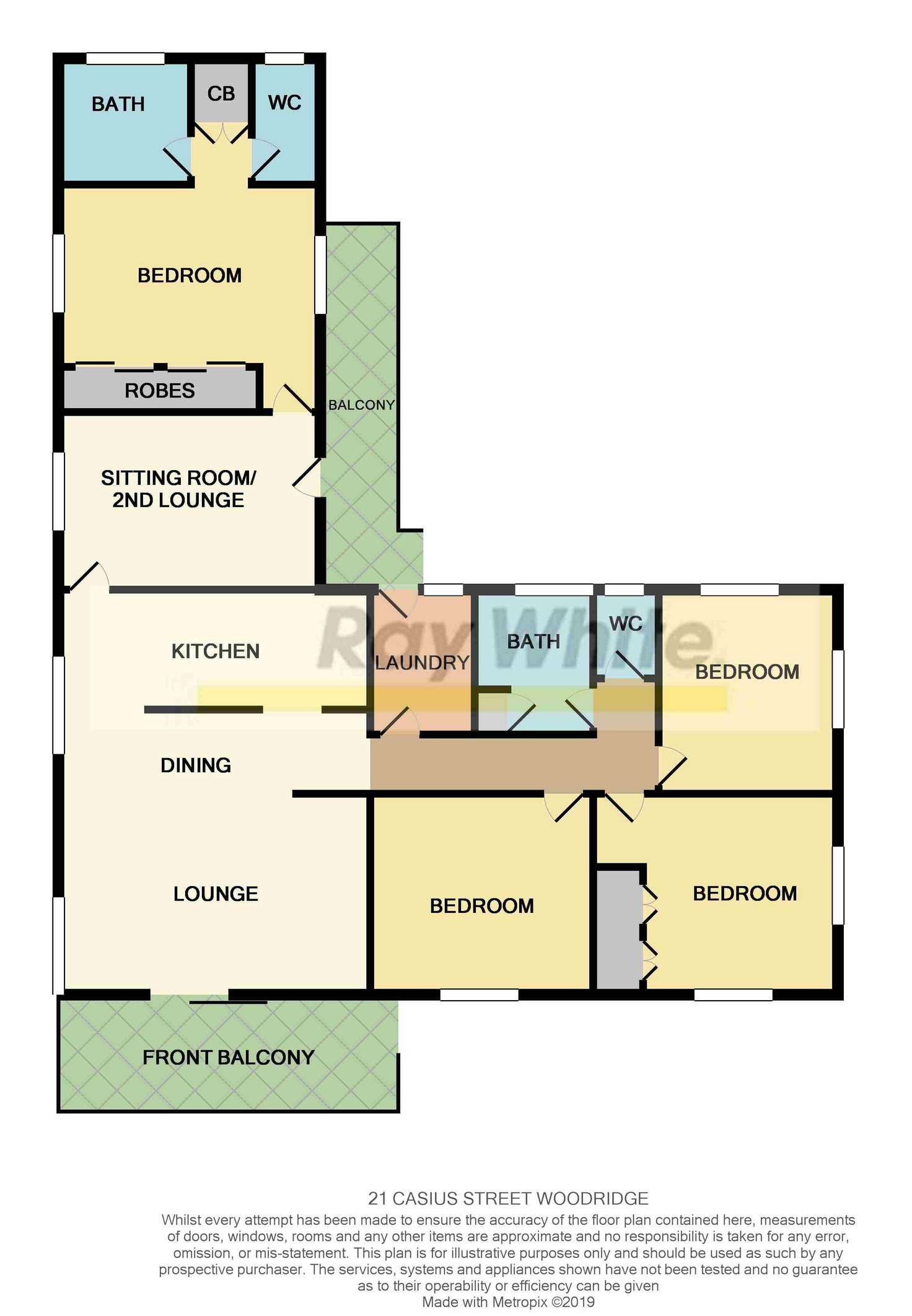 Floorplan of Homely house listing, 21 Casius Street, Woodridge QLD 4114