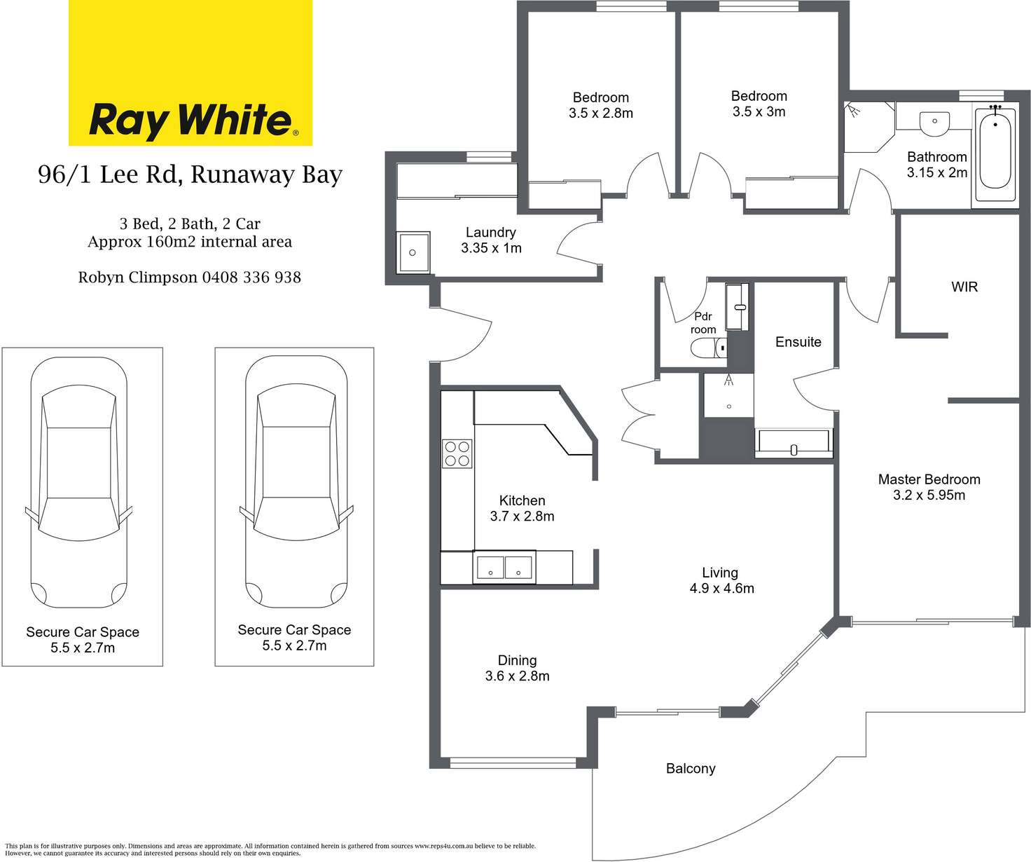 Floorplan of Homely unit listing, 96/1 Lee Road, Runaway Bay QLD 4216