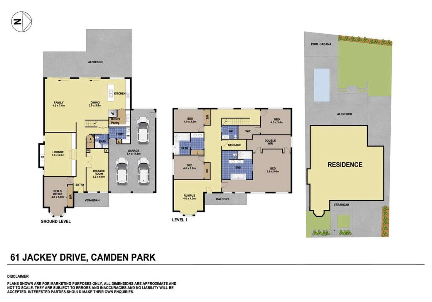 Floorplan of Homely house listing, 61 Jackey Drive, Camden Park NSW 2570