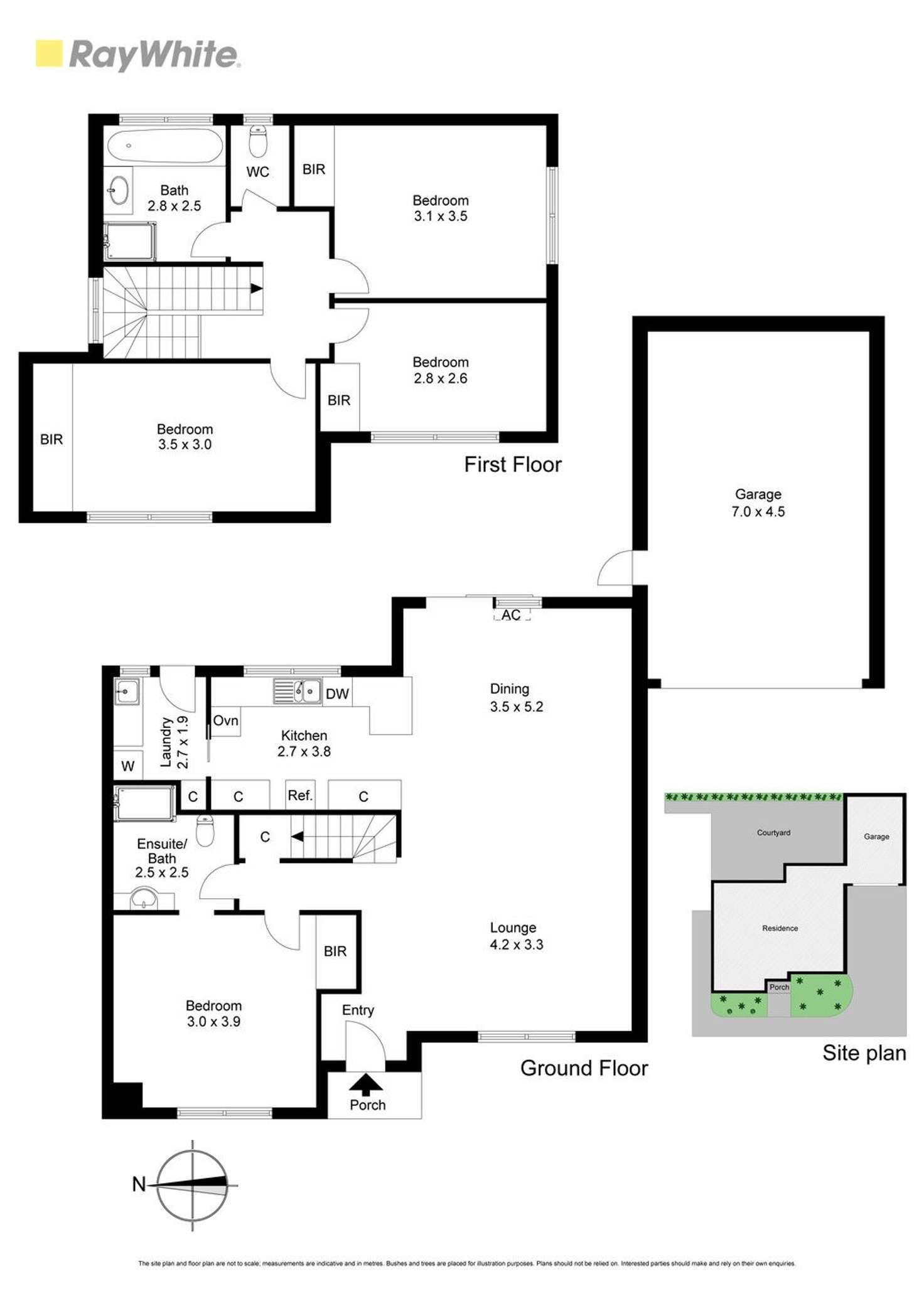 Floorplan of Homely townhouse listing, 2/18 Oakleigh Street, Oakleigh East VIC 3166