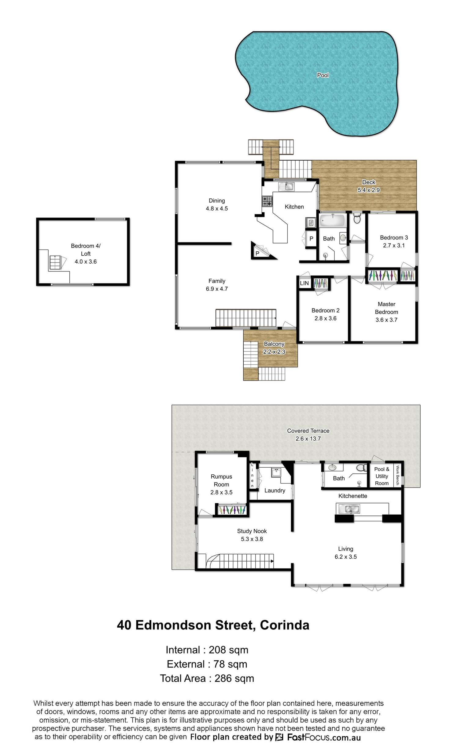 Floorplan of Homely house listing, 40 Edmondson Street, Corinda QLD 4075