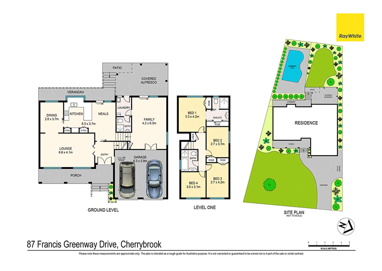 Floorplan of Homely house listing, 87 Francis Greenway Drive, Cherrybrook NSW 2126