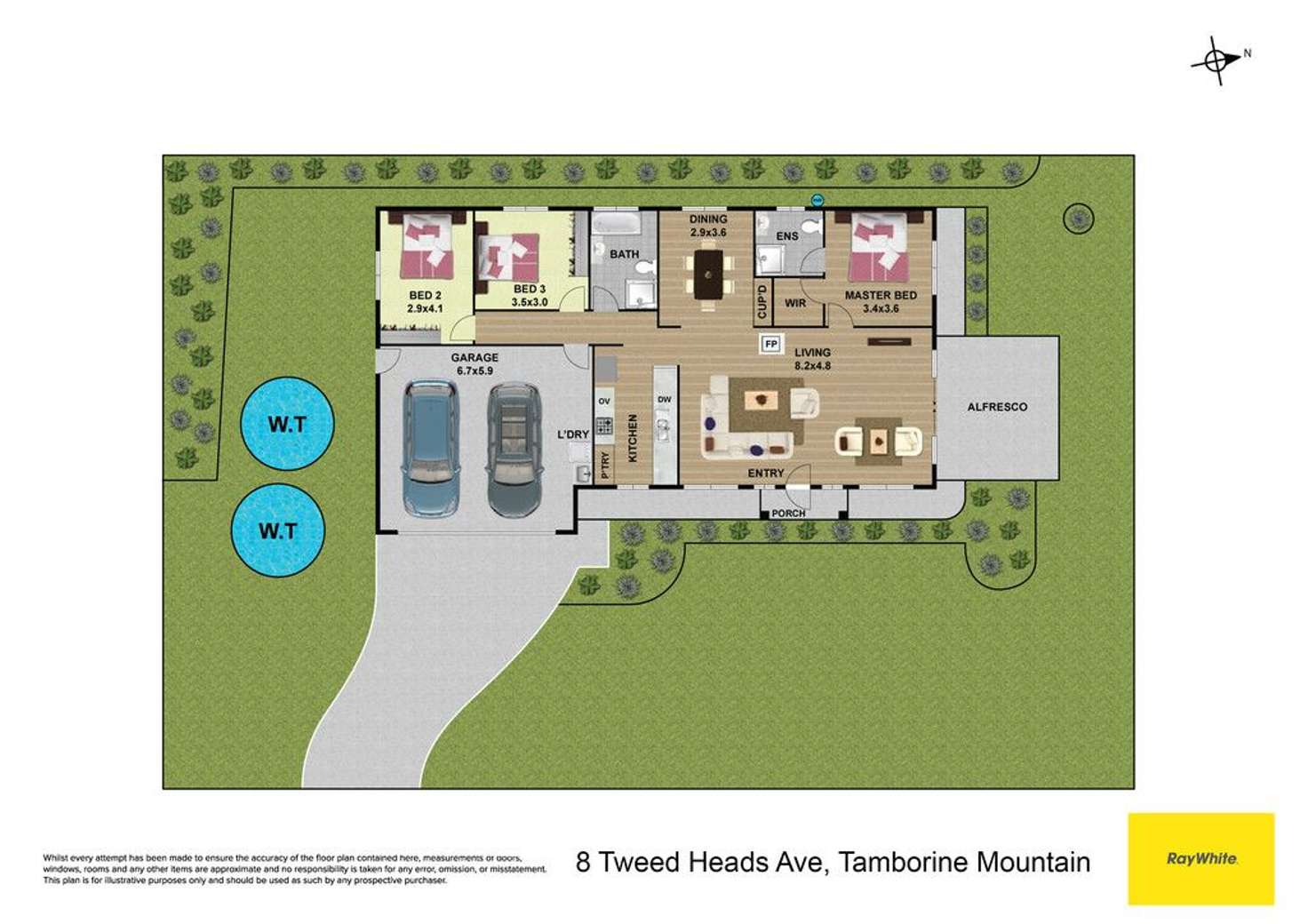 Floorplan of Homely house listing, 8-10 Tweed Heads Avenue, Tamborine Mountain QLD 4272