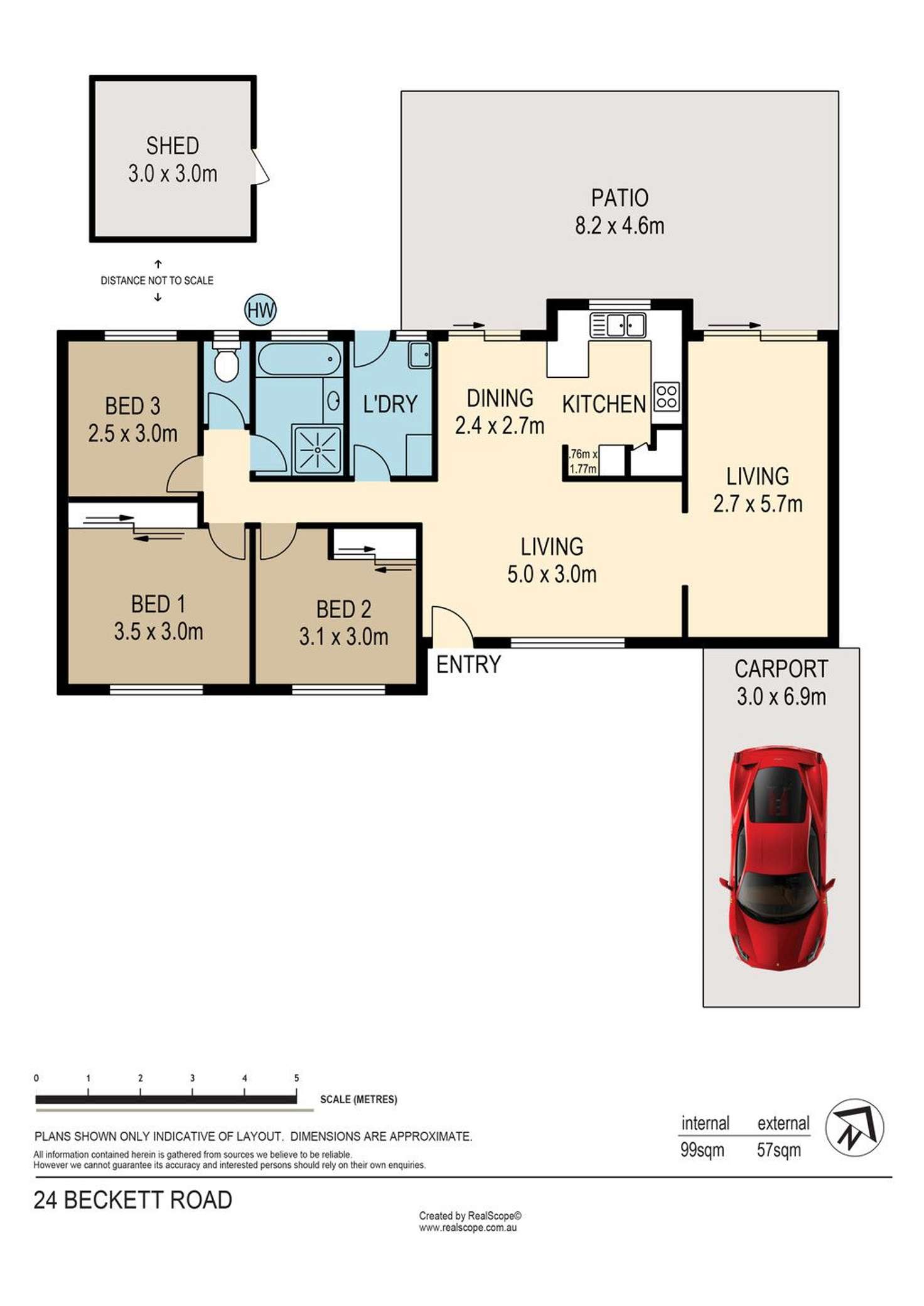 Floorplan of Homely house listing, 24 Beckett Road, Mcdowall QLD 4053