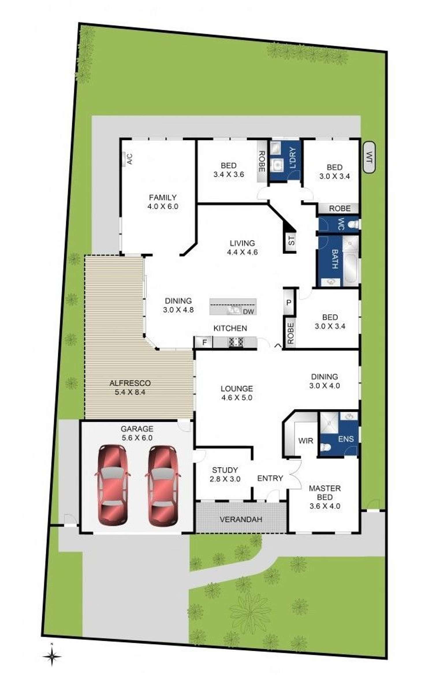 Floorplan of Homely house listing, 17 Macauley Way, Drysdale VIC 3222