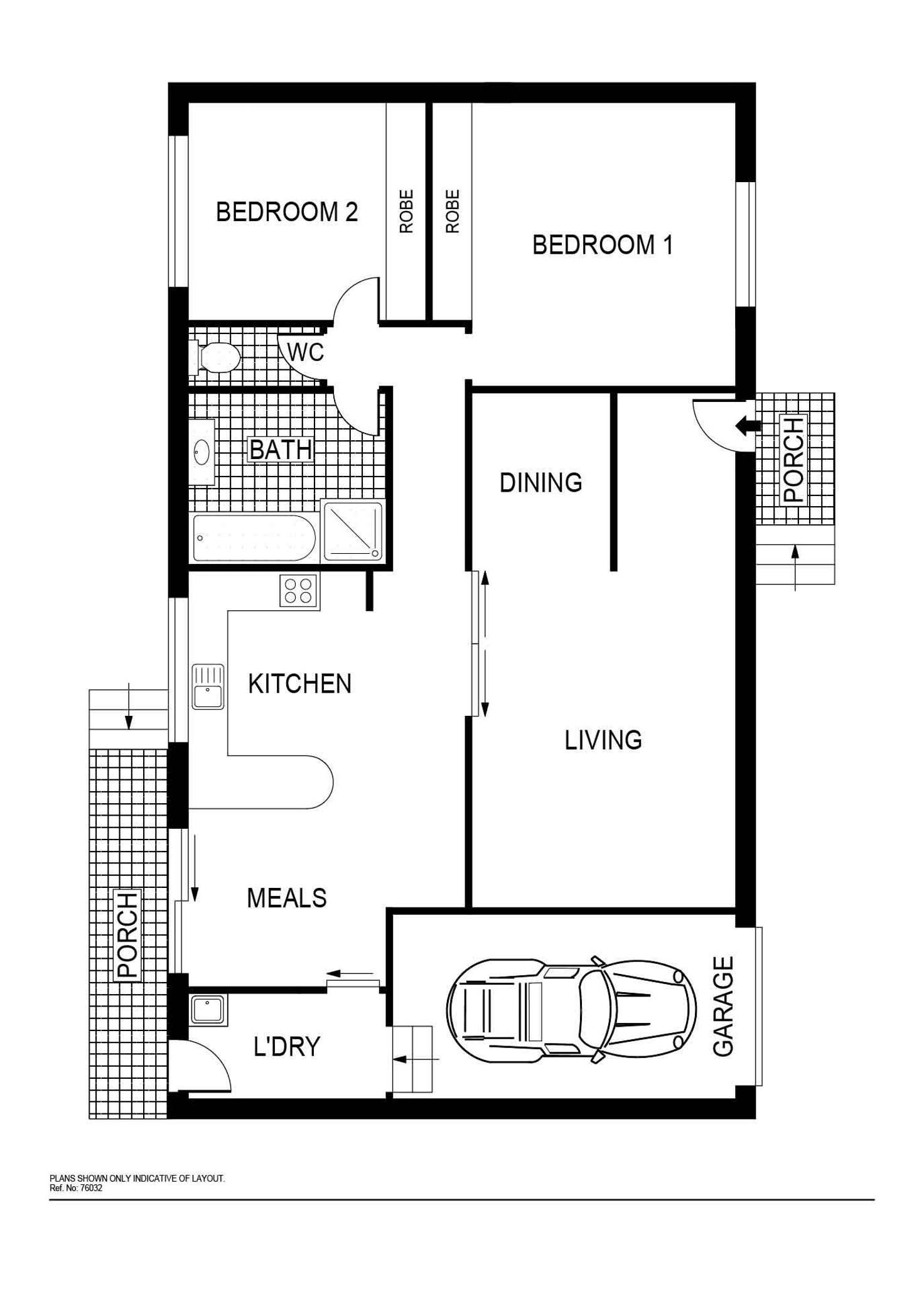 Floorplan of Homely townhouse listing, 4/3 Sexton Street, Cook ACT 2614