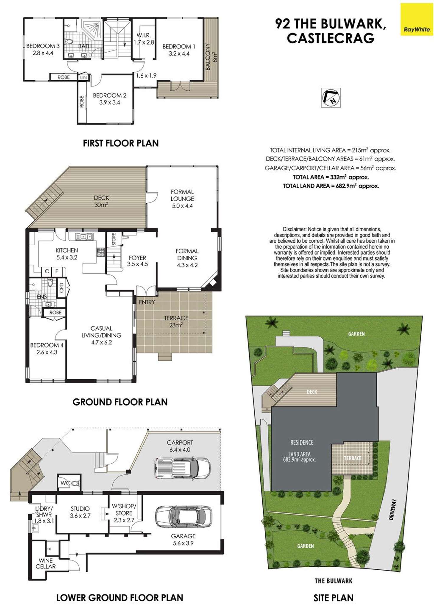 Floorplan of Homely house listing, 92 The Bulwark, Castlecrag NSW 2068