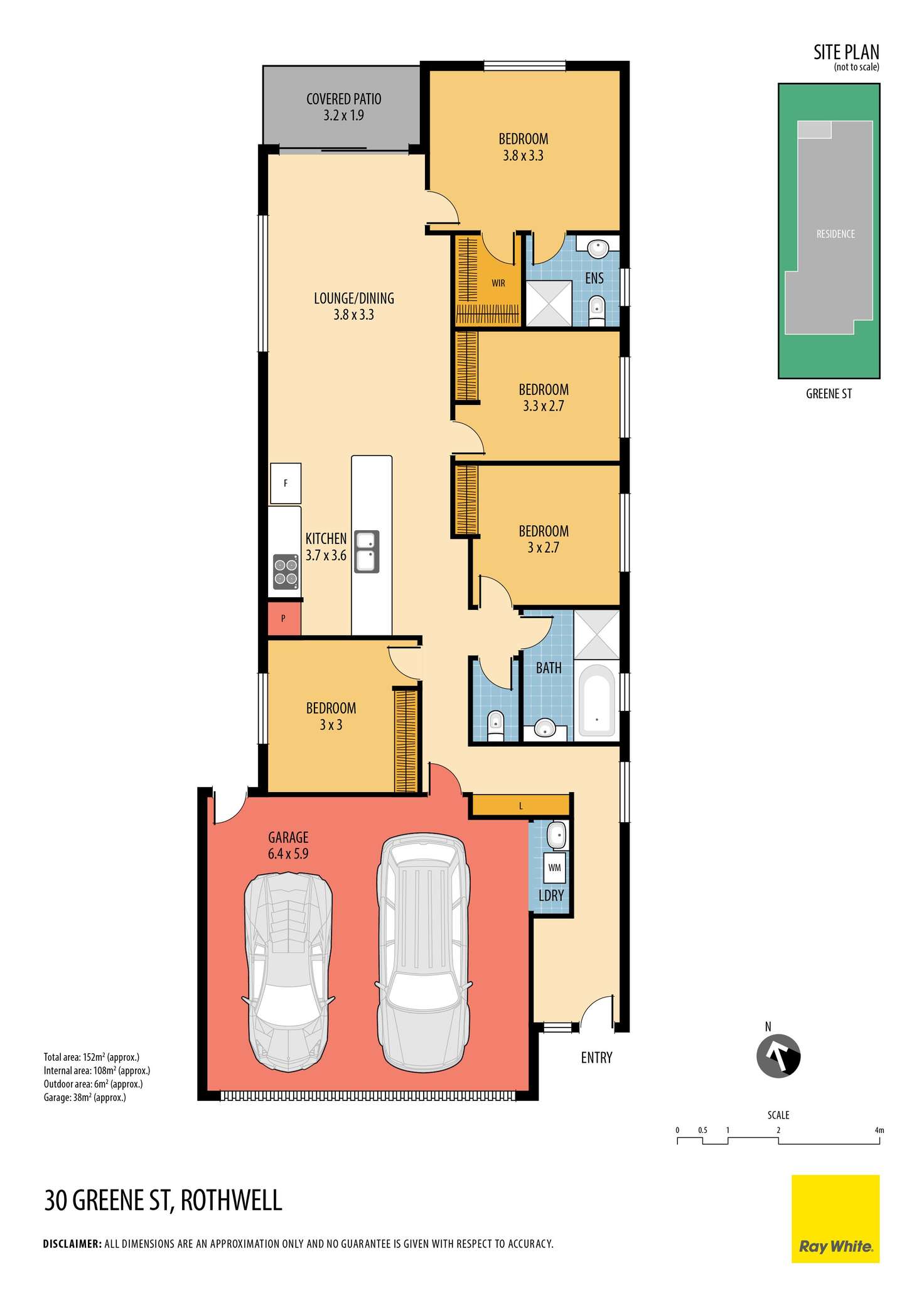 Floorplan of Homely house listing, 30 Greene Street, Rothwell QLD 4022