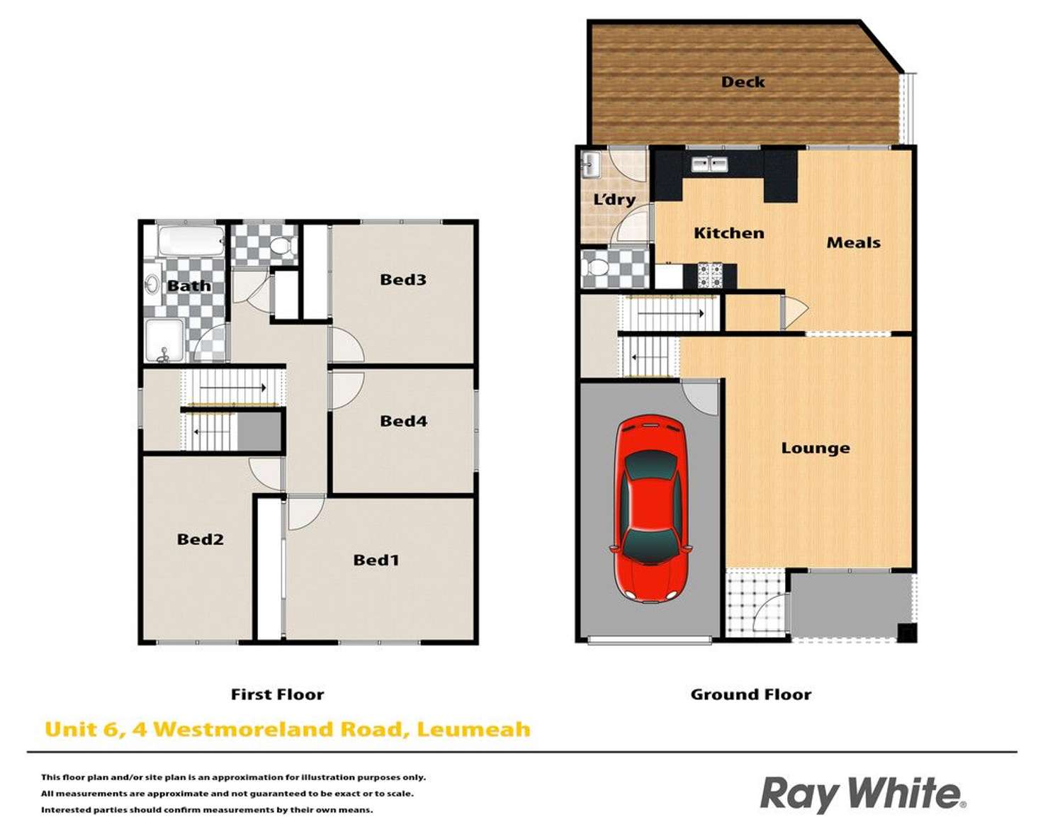 Floorplan of Homely house listing, 6/4 Westmoreland Road, Minto NSW 2566