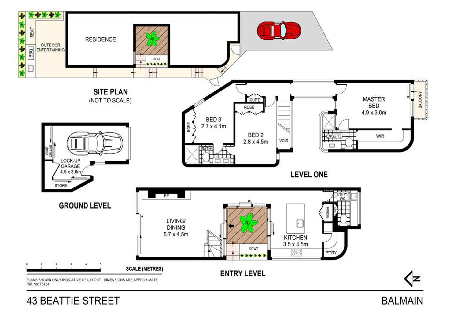 Floorplan of Homely house listing, 43 Beattie Street, Balmain NSW 2041