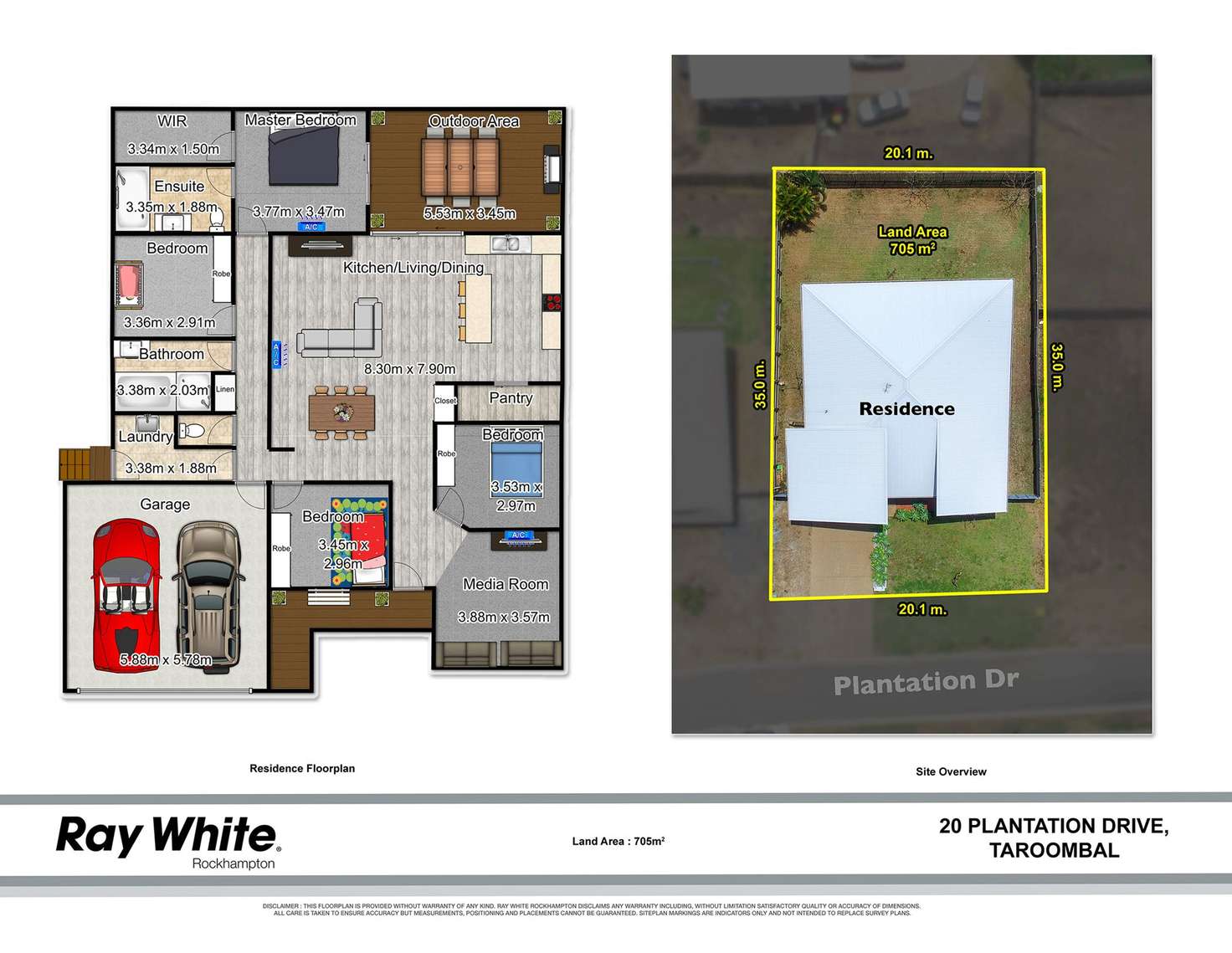 Floorplan of Homely house listing, 20 Plantation Drive, Taroomball QLD 4703