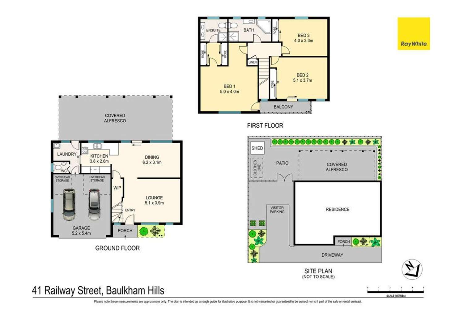 Floorplan of Homely townhouse listing, 5/41 Railway Street, Baulkham Hills NSW 2153