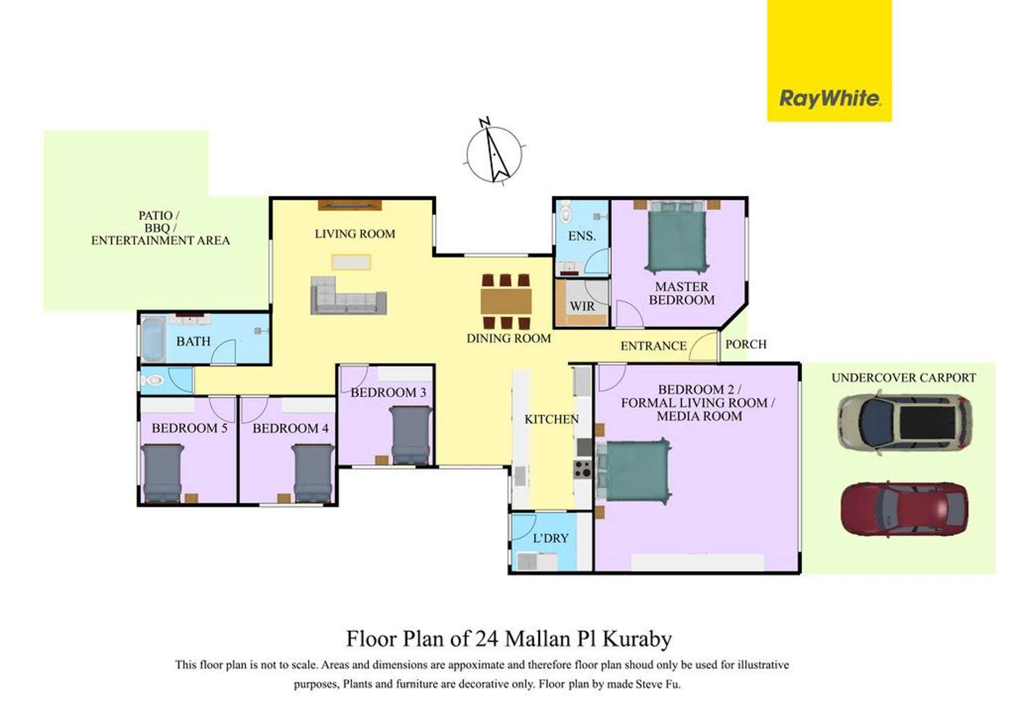 Floorplan of Homely house listing, 24 Mallan Place, Kuraby QLD 4112