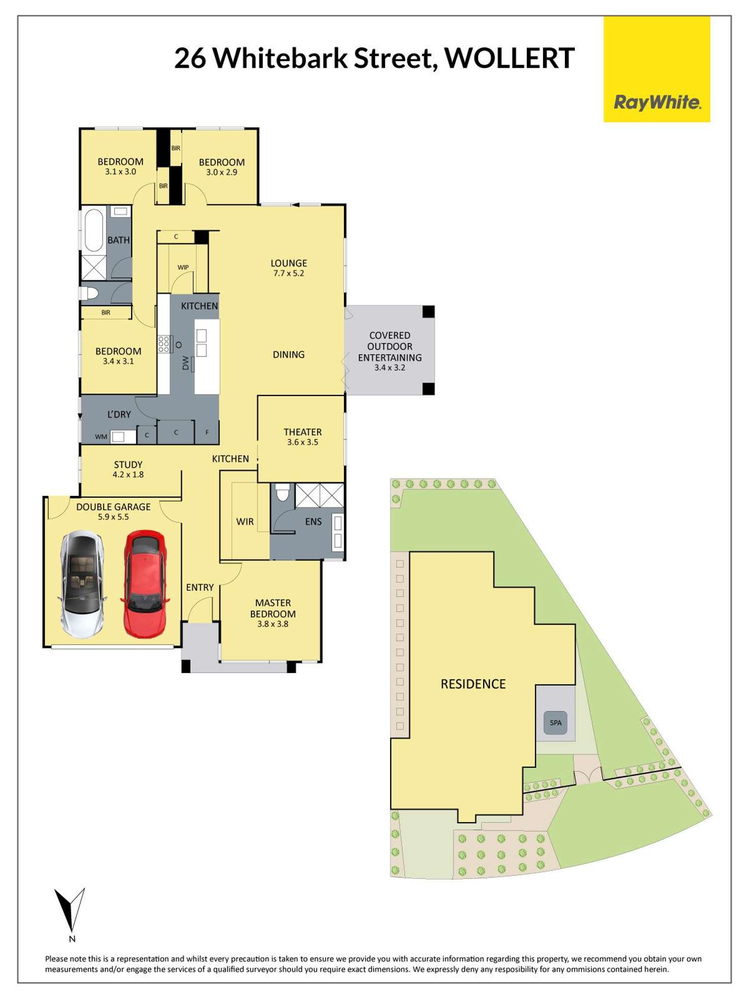 Floorplan of Homely house listing, 26 Whitebark Street, Wollert VIC 3750