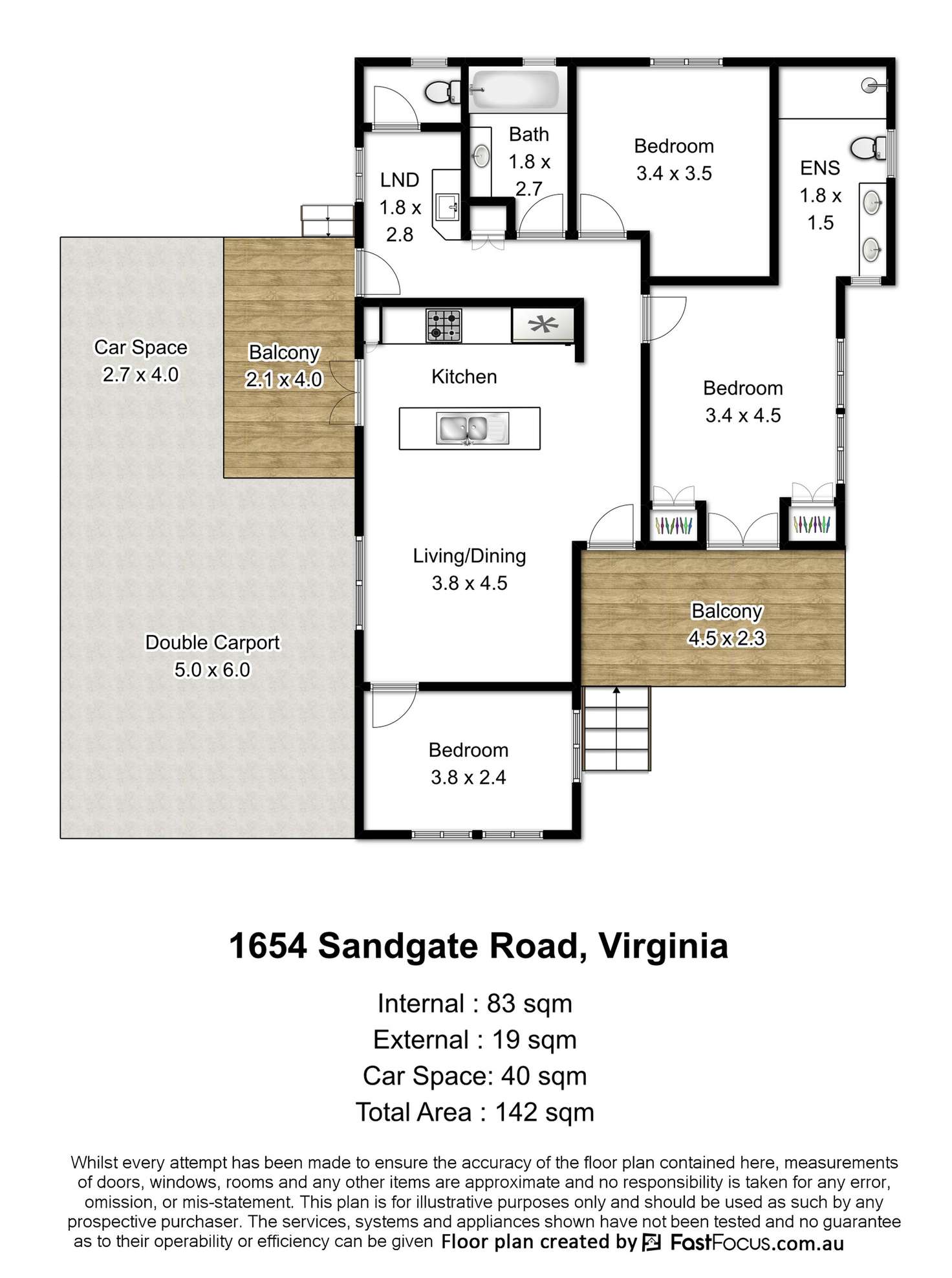 Floorplan of Homely house listing, 1654 Sandgate Road, Virginia QLD 4014