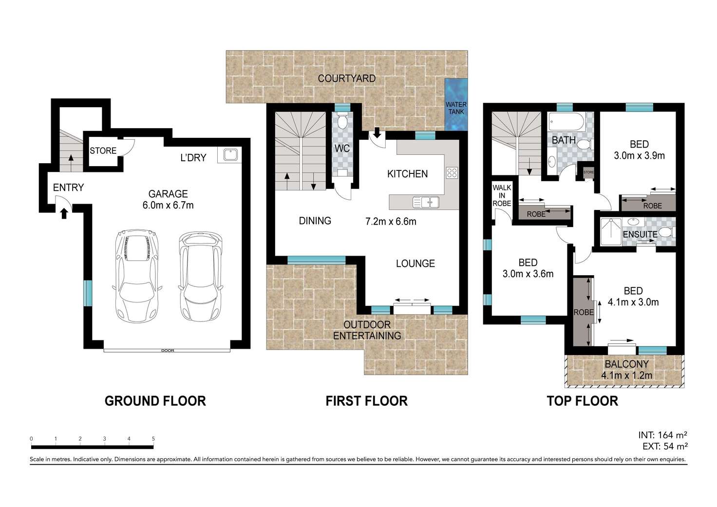 Floorplan of Homely townhouse listing, 3/59 Clive Street, Annerley QLD 4103