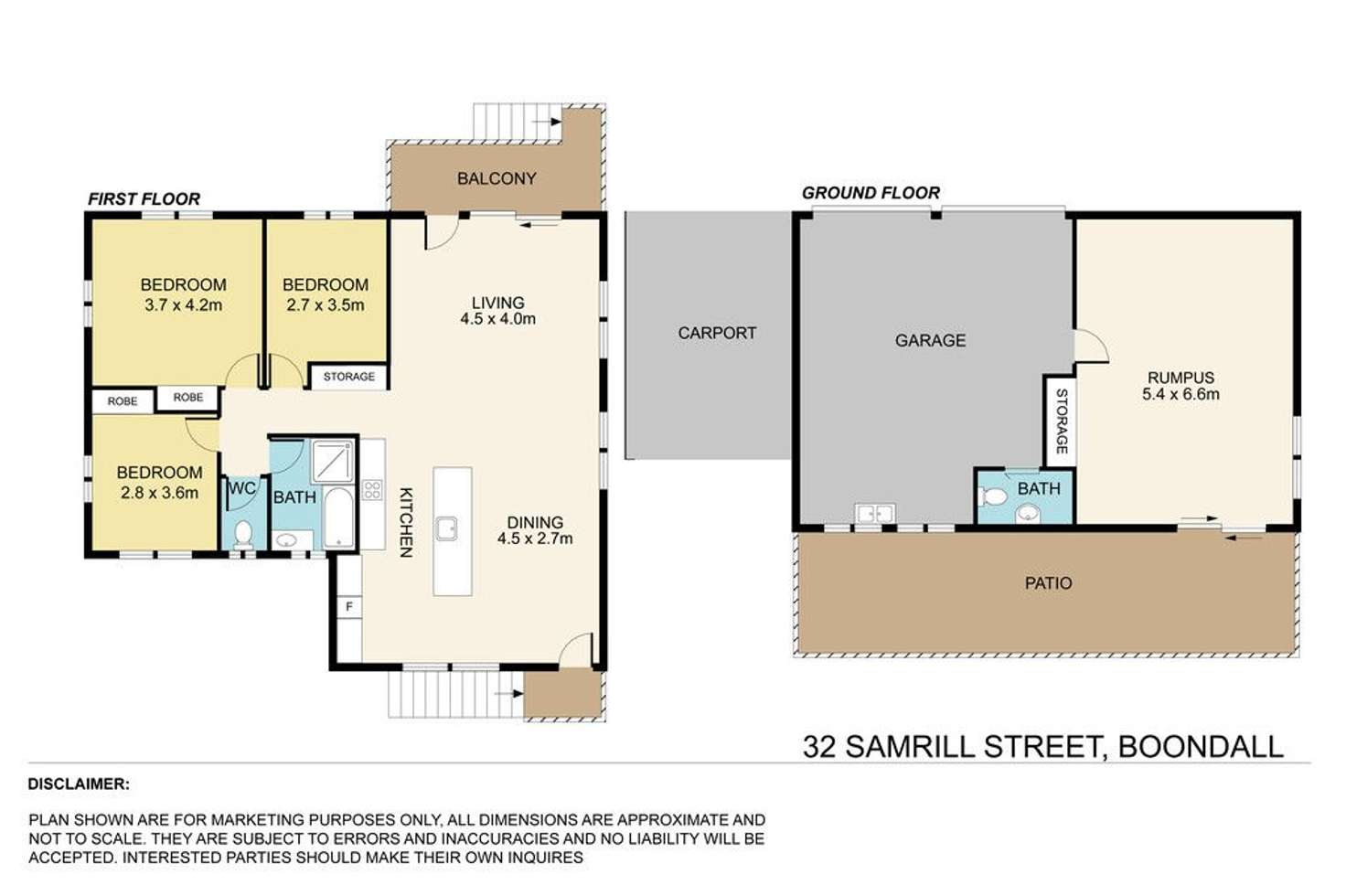 Floorplan of Homely house listing, 32 Samrill Street, Boondall QLD 4034